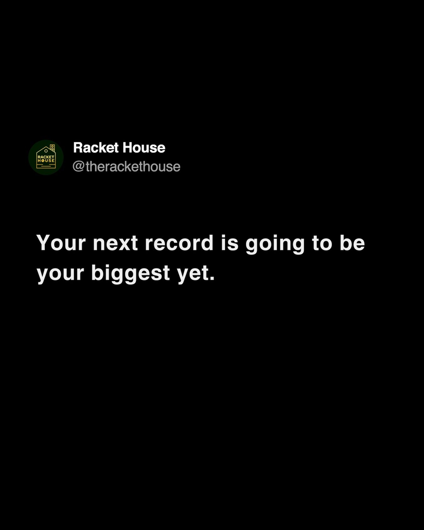 Period. Read it again. Internalize it. Send it to yourself. Print it out and put it on your fridge. This is not a drill. Remember: you got this 

#independentartist #indieartist #unsignedartist #musicmarketing #mondaymotivation
