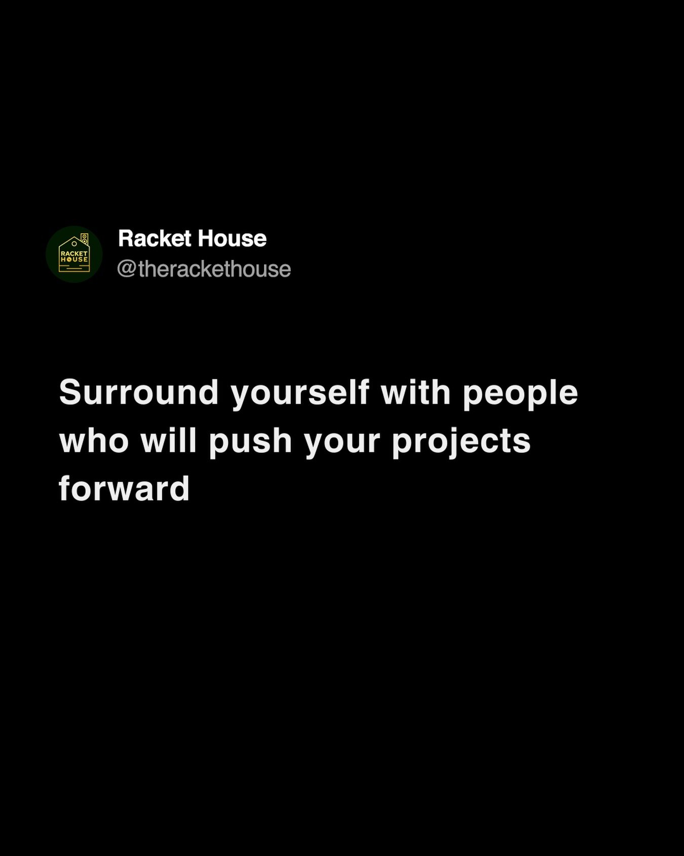 And I don&rsquo;t mean &ldquo;yes people&rdquo;. I mean people who will energetically push you forward. They will tell you no when they need to or call you on your bullsh*t. You don&rsquo;t need people who tell you your sh*t doesn&rsquo;t stink, you 