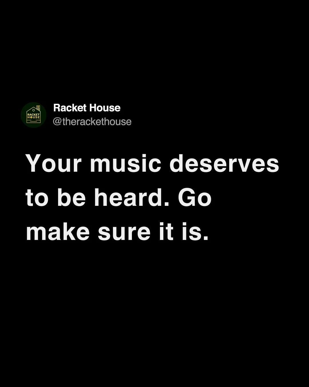 This is your reminder that you&rsquo;re doing incredible things. Your music is groundbreaking. Change someone&rsquo;s life with it. Keep going. Send this to yourself and all your friends as a reminder 

#independent #unsigned #artist #musician #motiv
