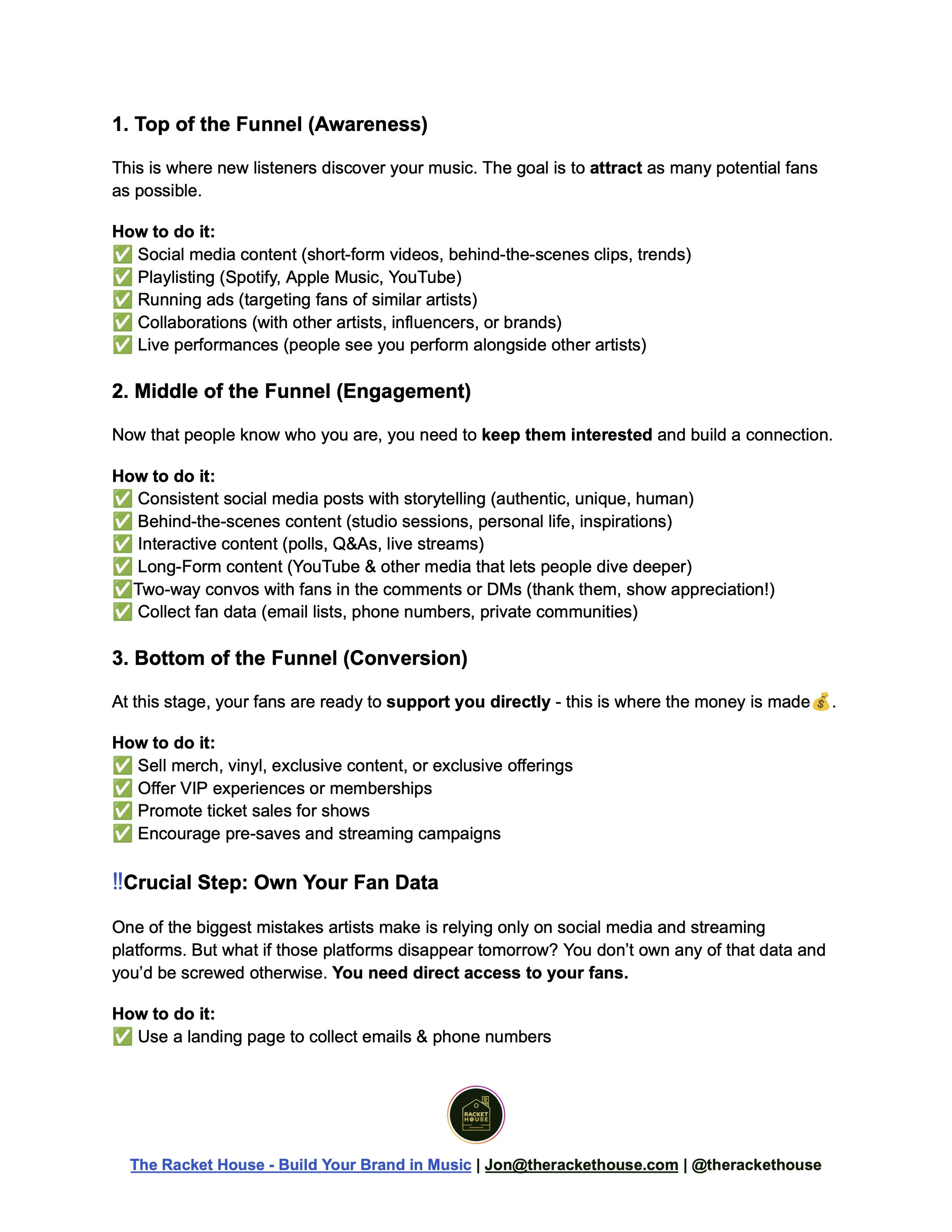 The Racket House - Marketing Funnel for Musicians Guide PAGE 2.jpg