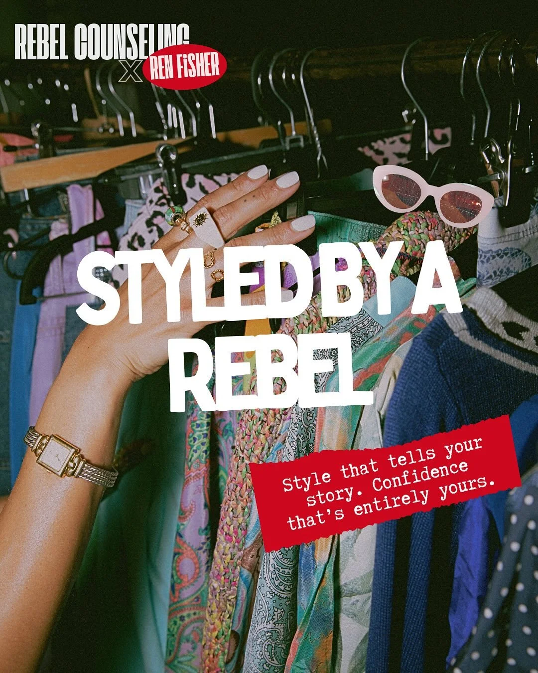 Partnering with @renfisher to bring more love, pride, and individuality into the world!

This collaboration is a celebration of all things You&mdash;your style, your story, your journey. At Rebel Counseling, we believe in showing up fully and unapolo