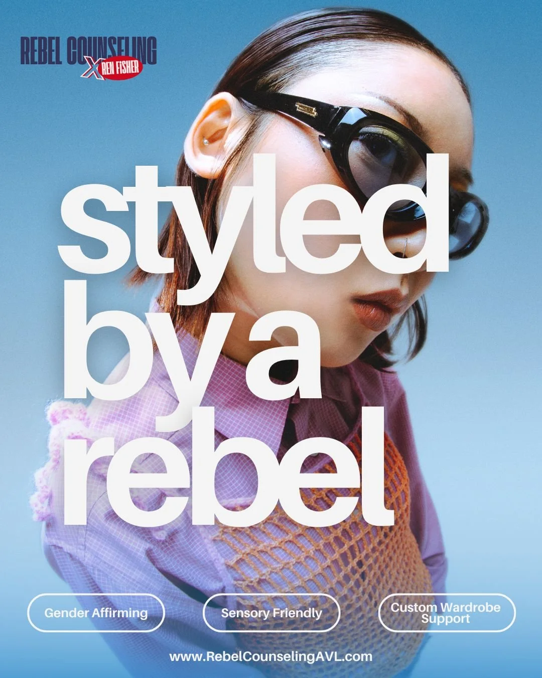 Finding your style shouldn&rsquo;t feel overwhelming. Styled by a Rebel is a virtual service that offers identity-affirming, comfort-first styling for all ages, from sensory-friendly fits to gender-affirming looks and everyday confidence boosters. Re