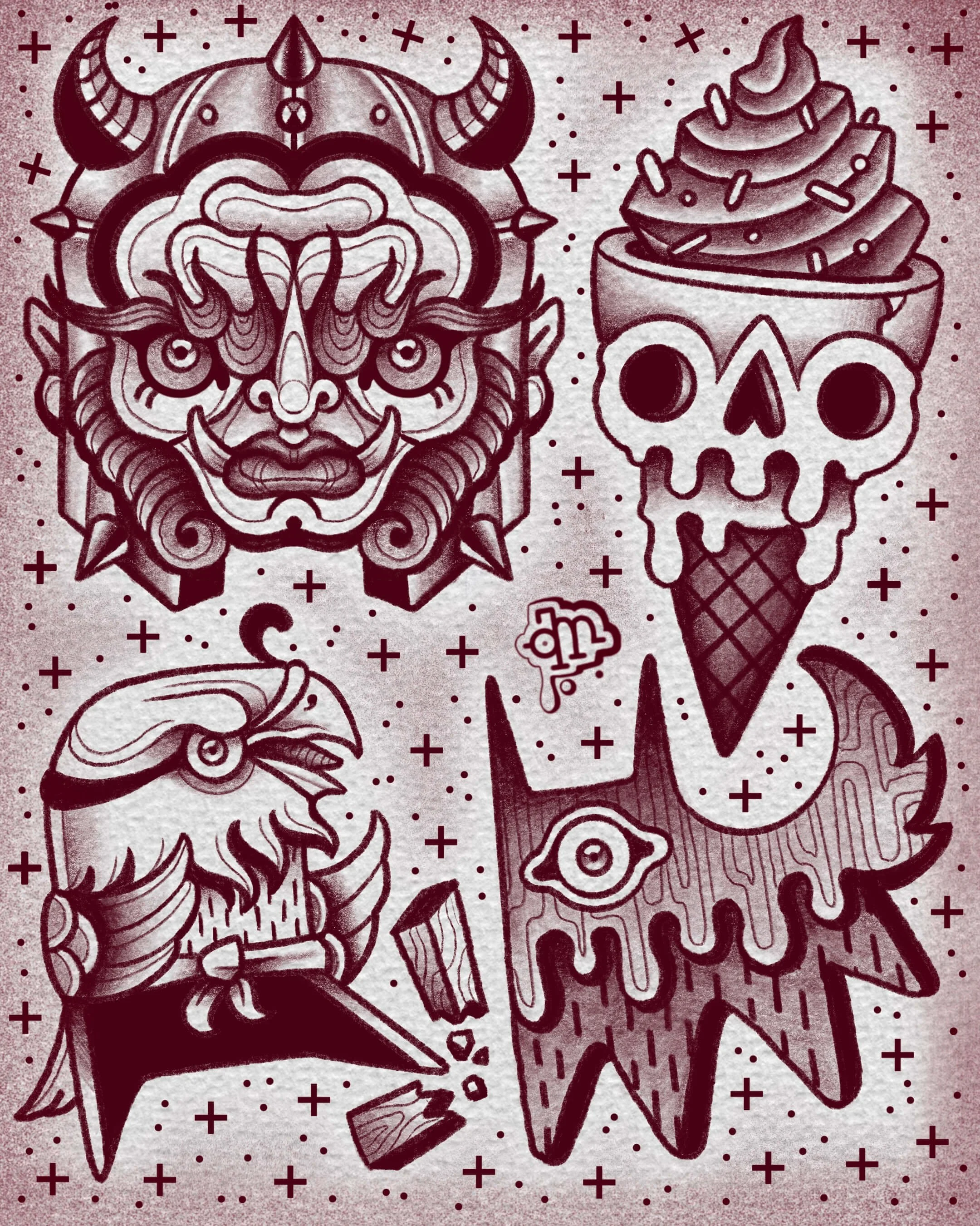 CLAIMED: BOTTOM RIGHT, TOP RIGHT
