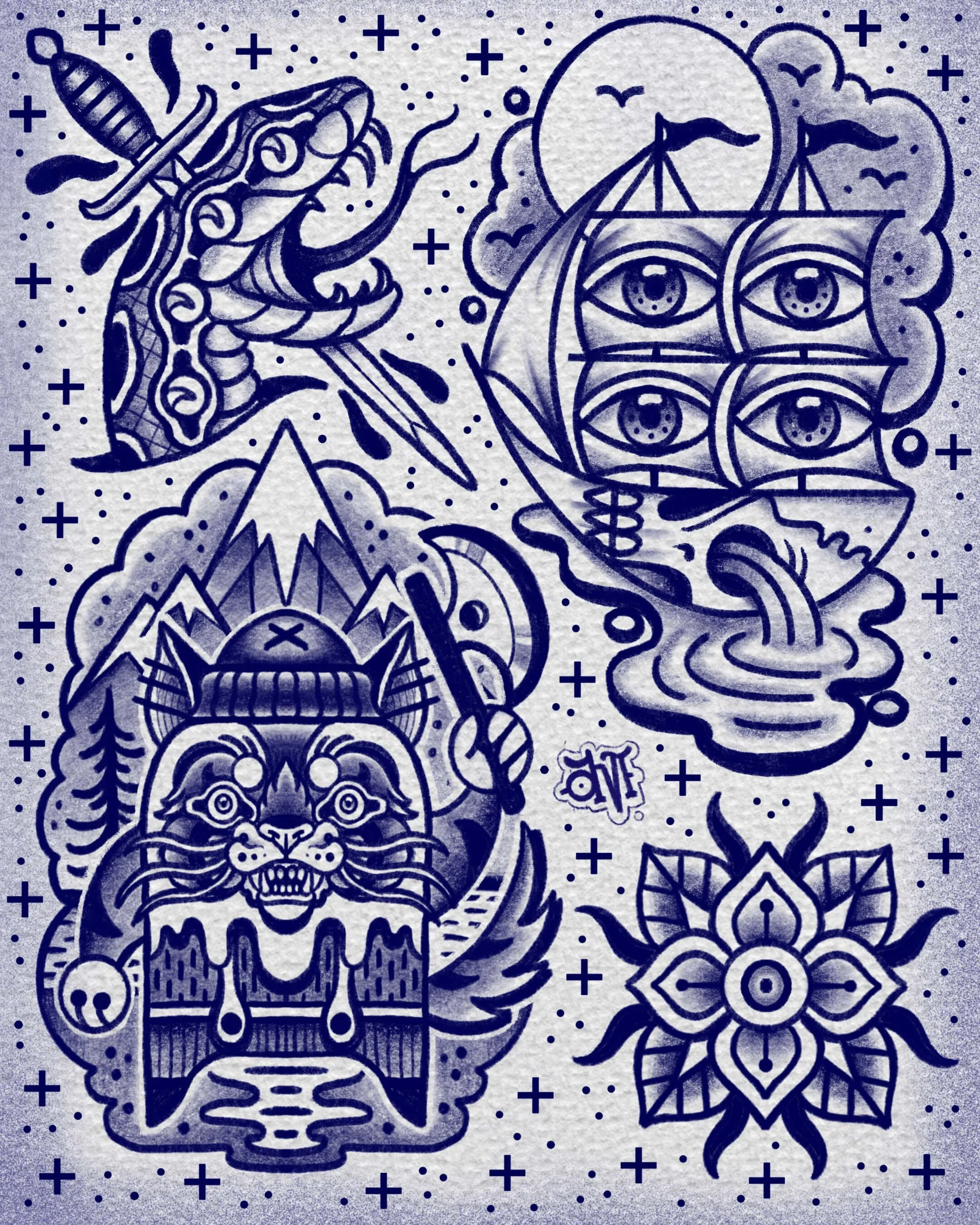 CLAIMED: TOP LEFT, BOTTOM RIGHT