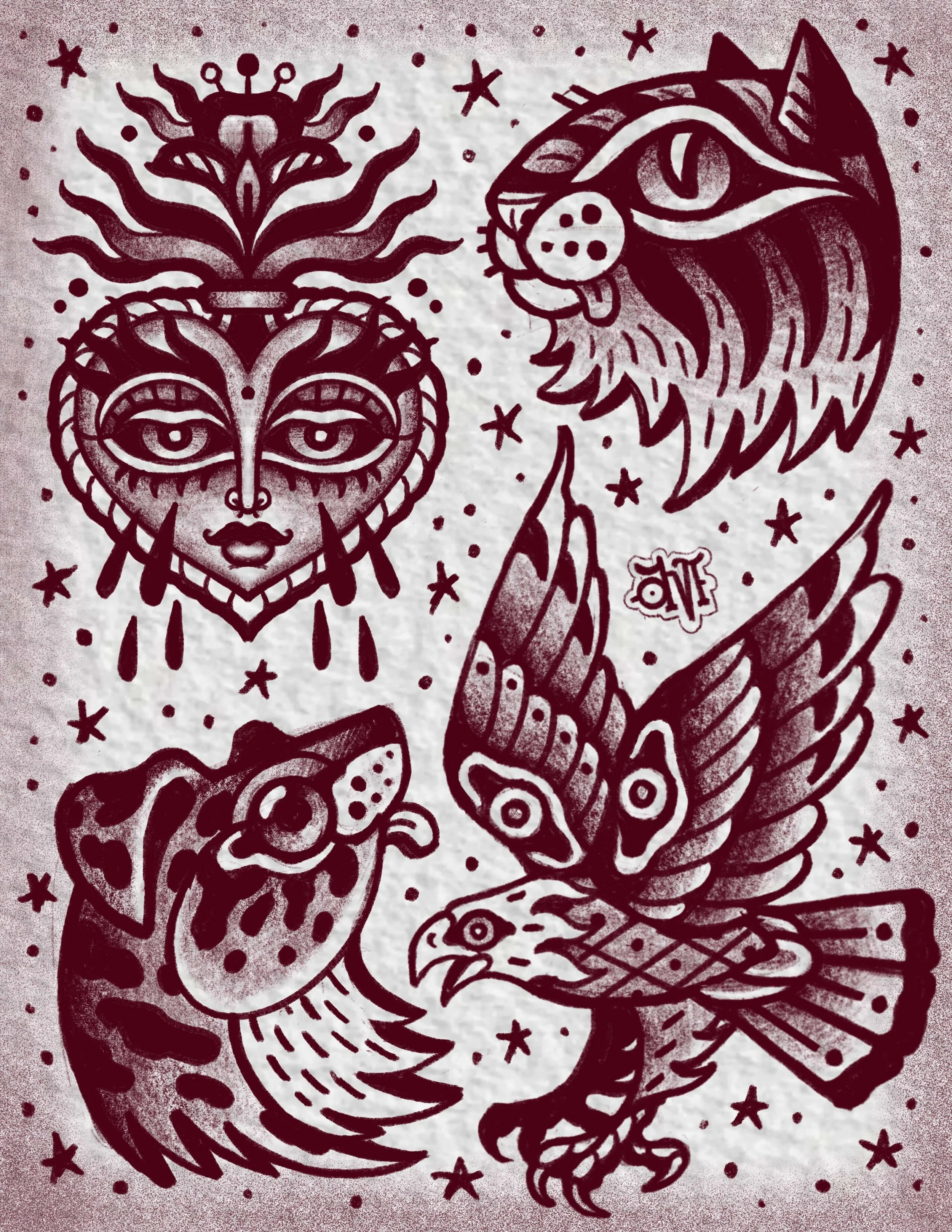 CLAIMED:TOP LEFT, TOP RIGHT, BOTTOM RIGHT