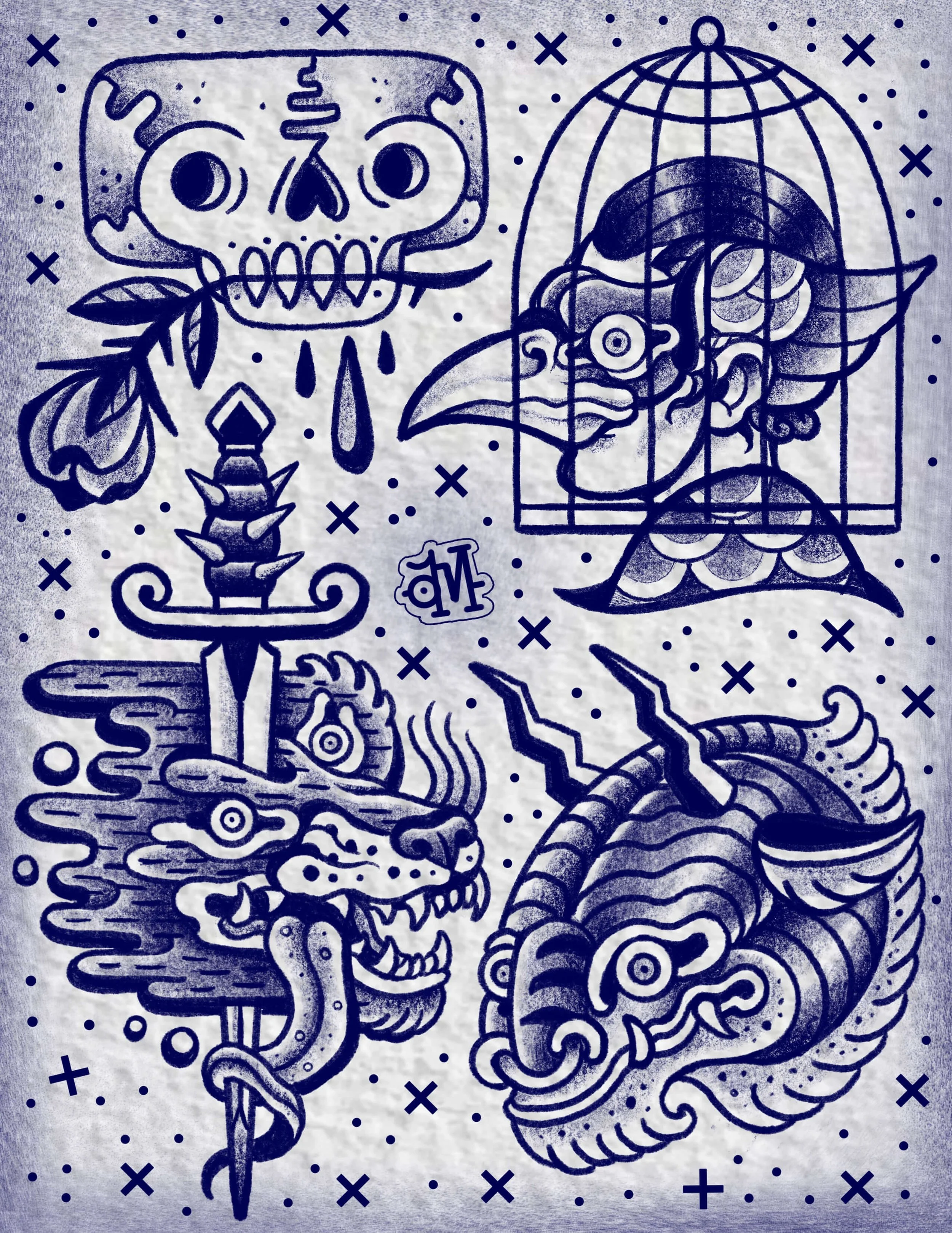 CLAIMED: BOTTOM LEFT, TOP LEFT