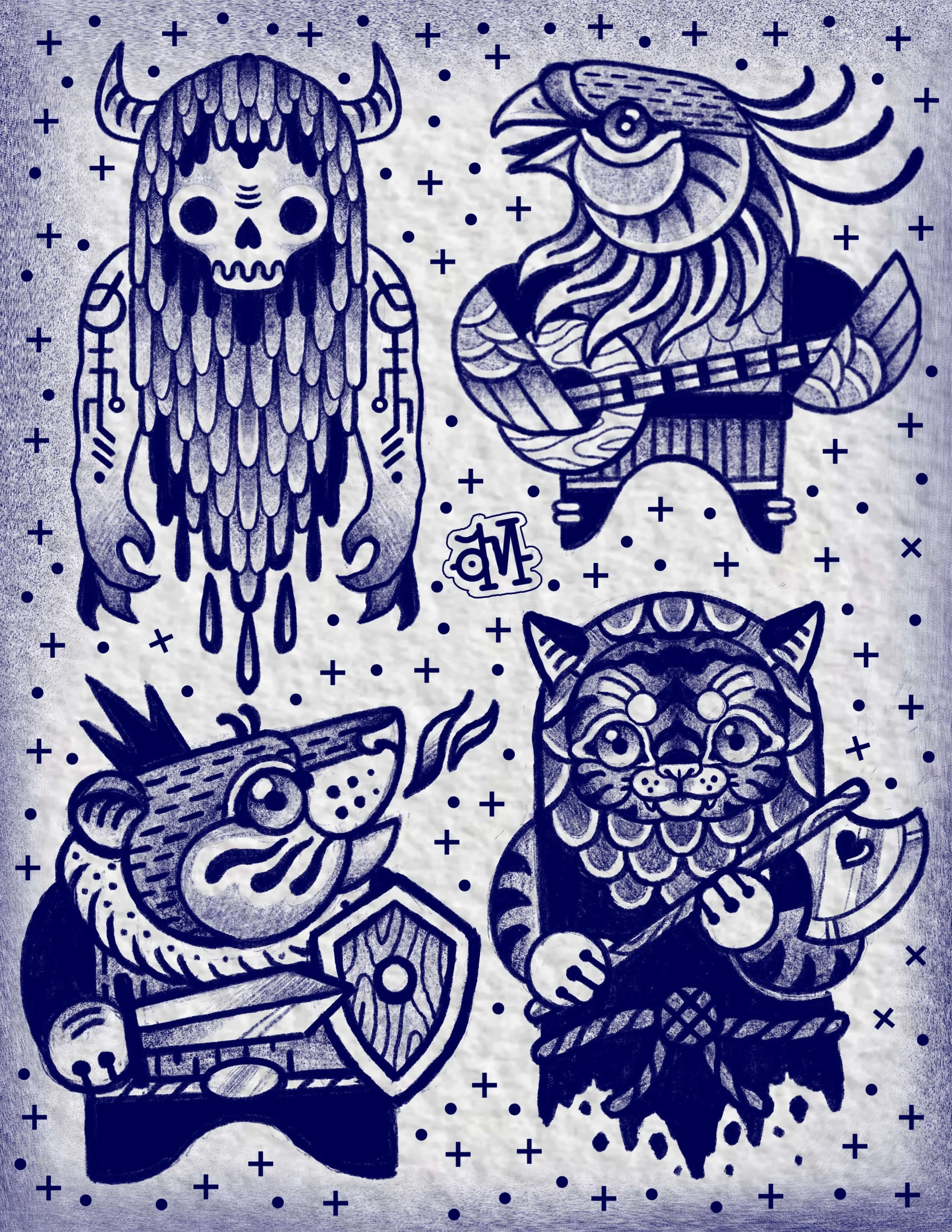 CLAIMED: TOP LEFT, BOTTOM RIGHT