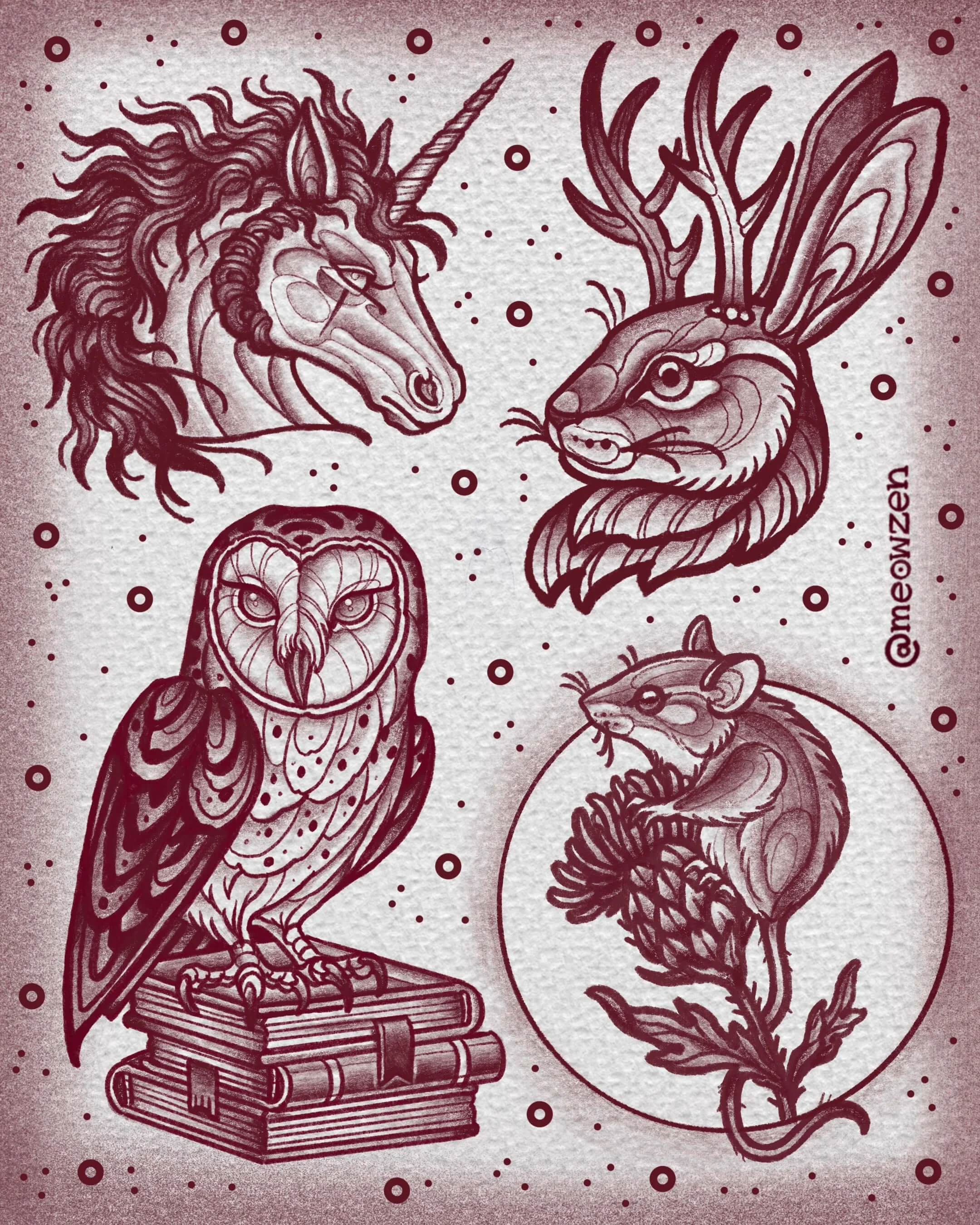 CLAIMED: OWL, JACKALOPE, MOUSE