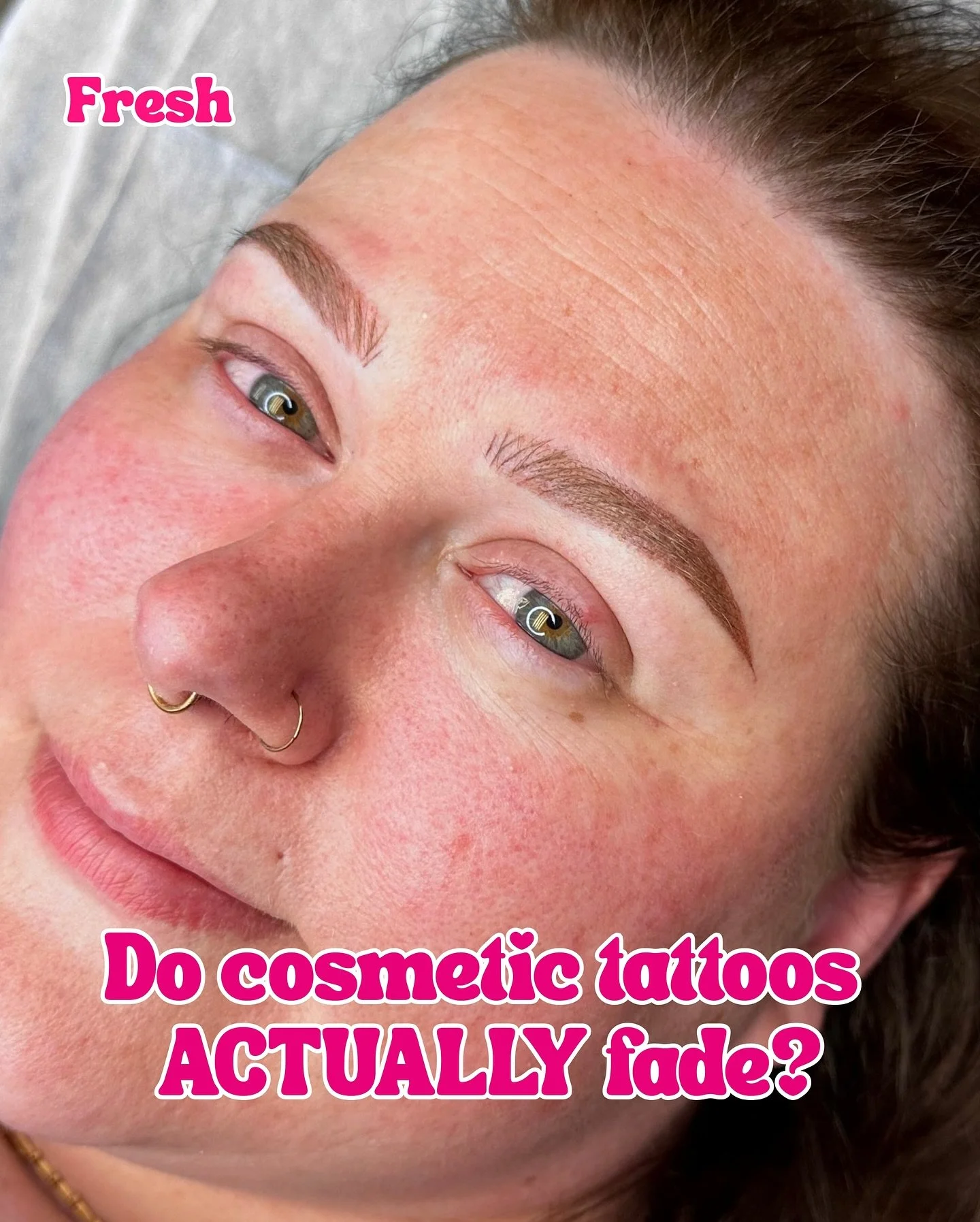One of the best things about SPMU brows is that they do actually fade over time!

This means you&rsquo;re not stuck with the same shape forever! We can tweak, refine and even completely redesign your brows to suit your face, style and preferences as 