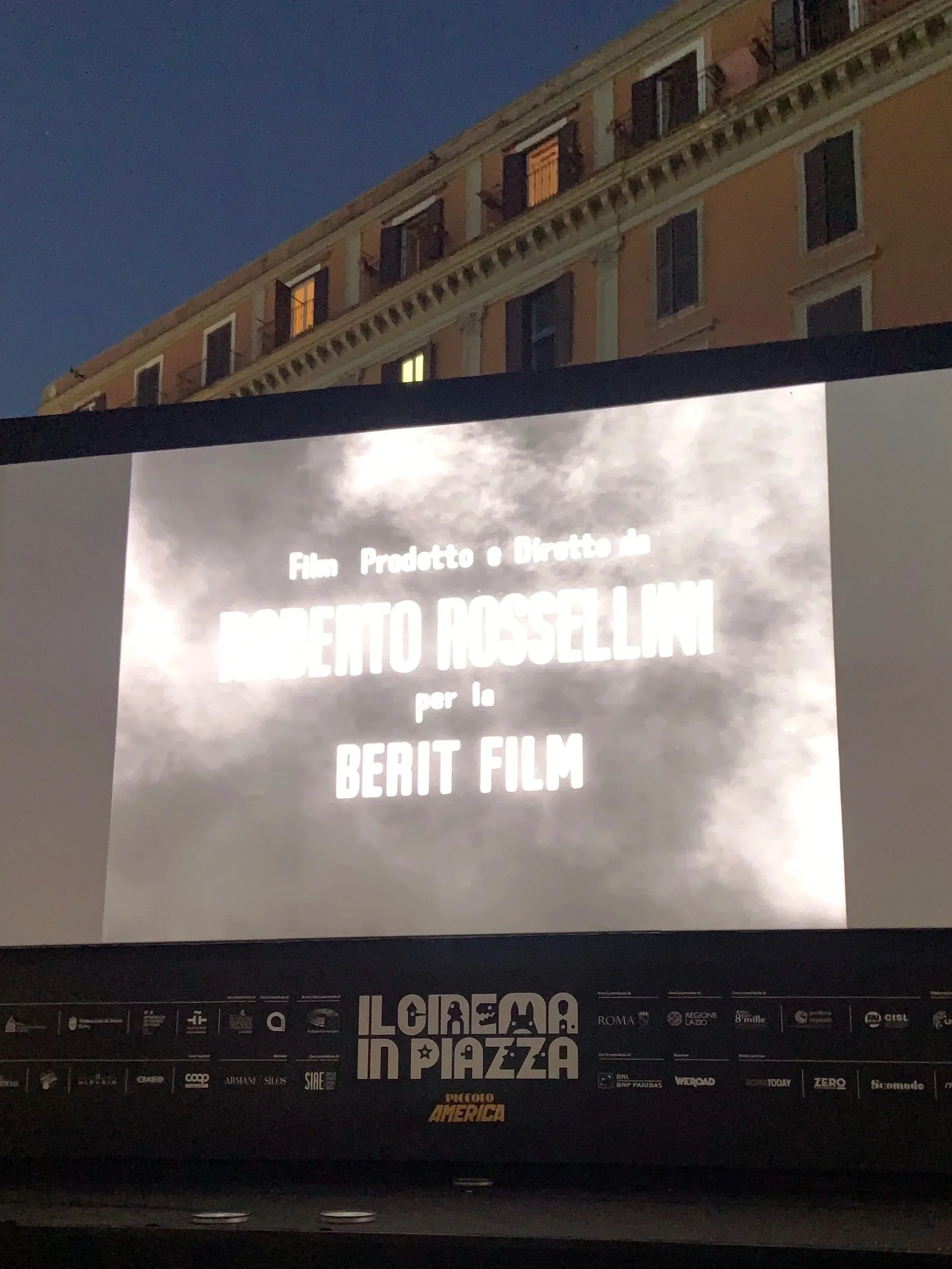 Il Cinema in piazza