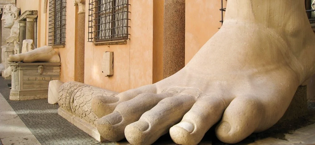 Rome Capitoline Museums Constantine's Foot Narrow Horizontal.jpg