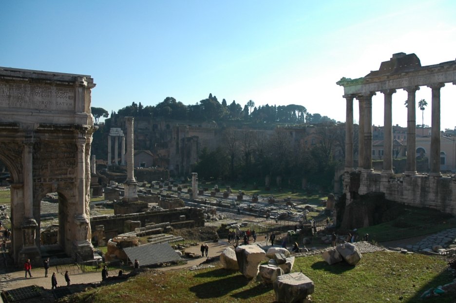 Rome Foro Romano Palatino Sunset Straightened.jpg