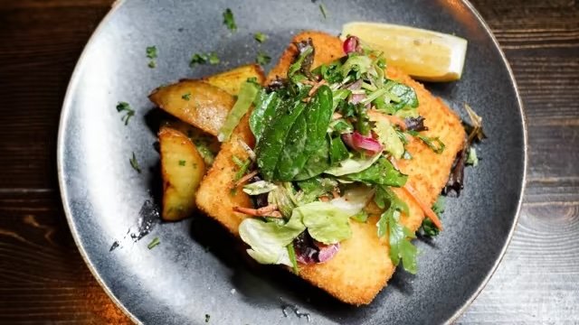 Picture of breaded cheese