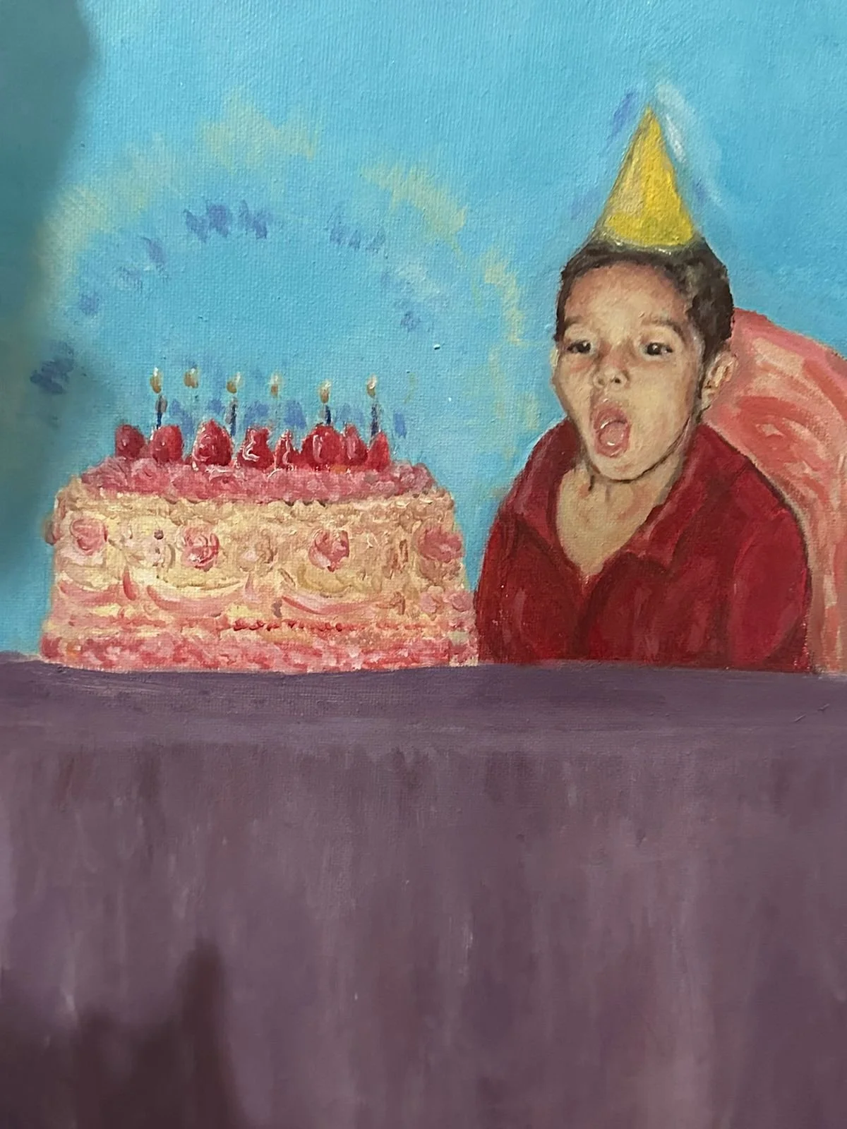 Juan y Lorenzo 
Óleo sobre tela