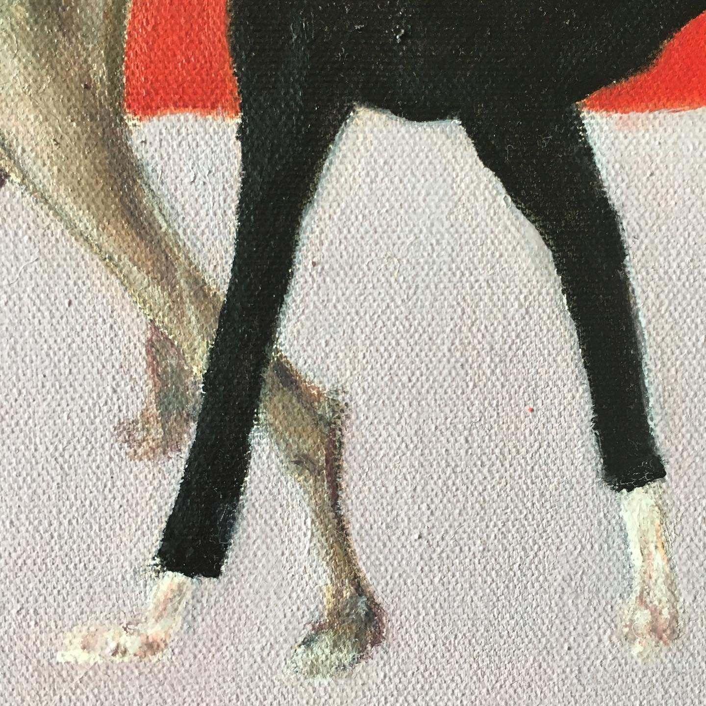 Ana y Selma 
Óleo sobre tela 
50X40 cm 