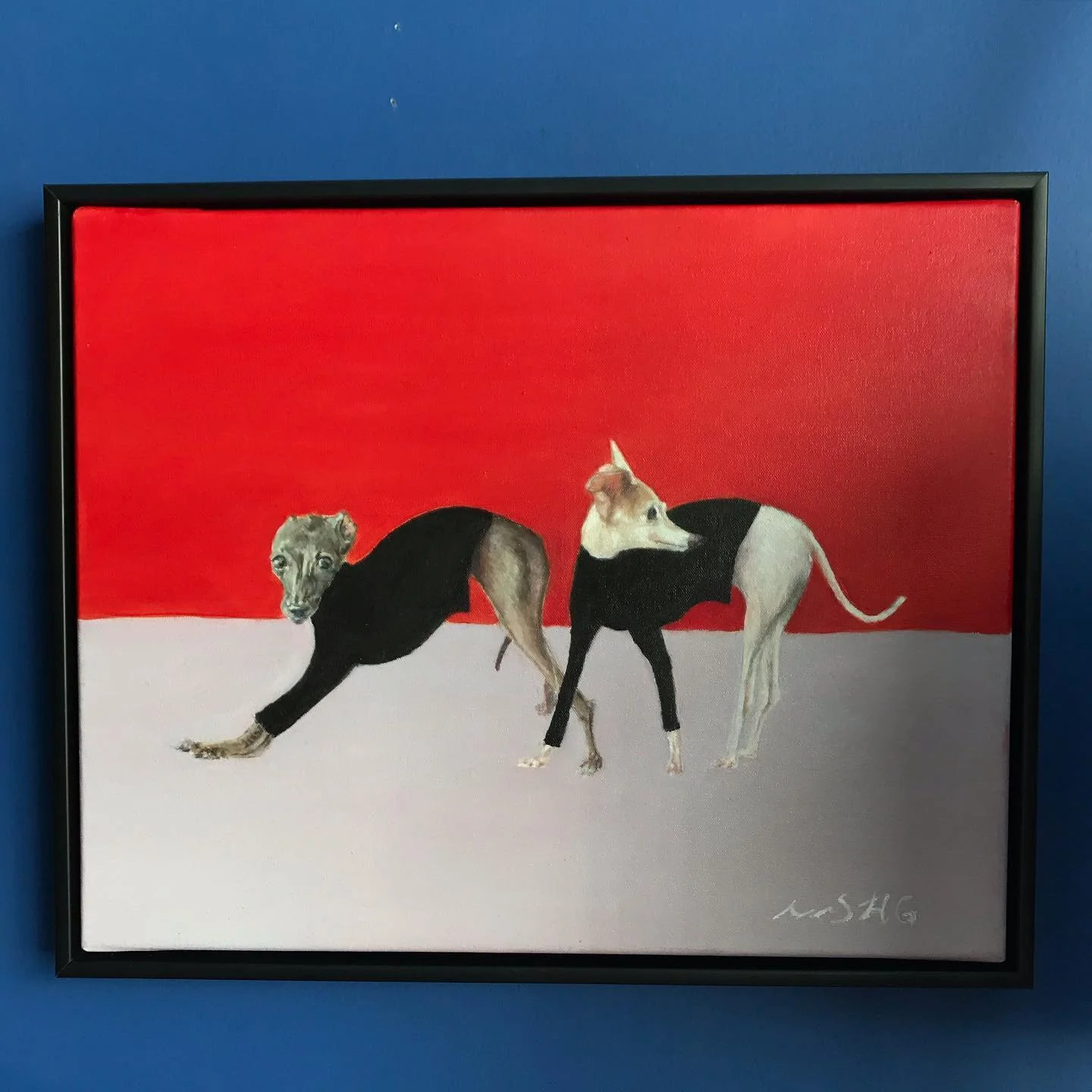 Ana y Selma 
Óleo sobre tela 
50X40 cm 