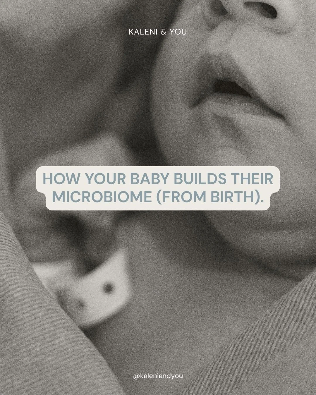 Understanding your baby&rsquo;s gut is so important as this impacts their overall long-term health 🤍

Swipe through to see how it all begins , and what helps it along the way. 👉🏼

🏷️Save this one if you&rsquo;re expecting, postpartum, or just cur