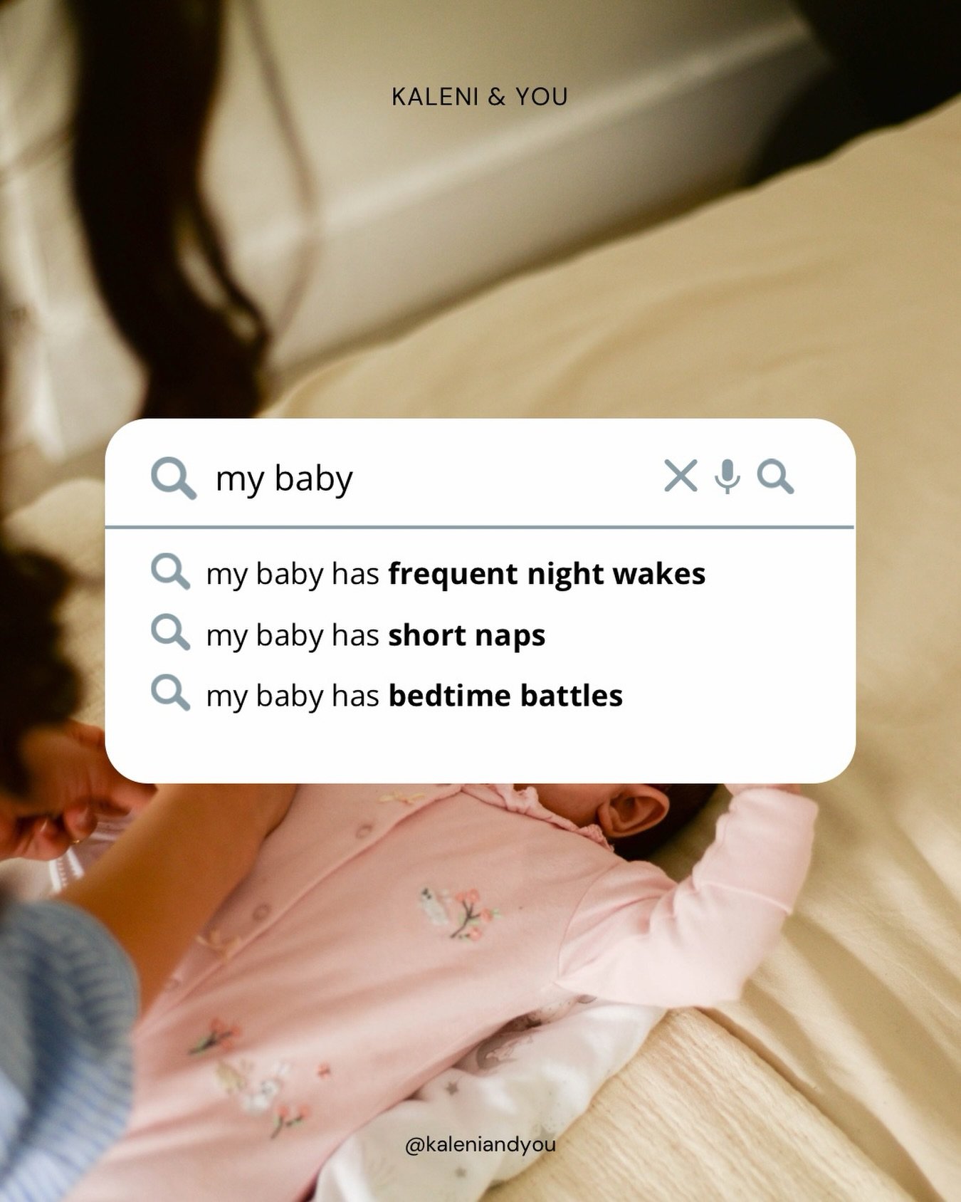 💤 If your nights look like this:
 &ndash; Frequent wake-ups
 &ndash; Bedtime battles
 &ndash; Short naps
 &ndash; Feeling overwhelmed by conflicting advice
&hellip;you&rsquo;re exactly who my Full Sleep Consultancy is for 💛

This isn&rsquo;t about 