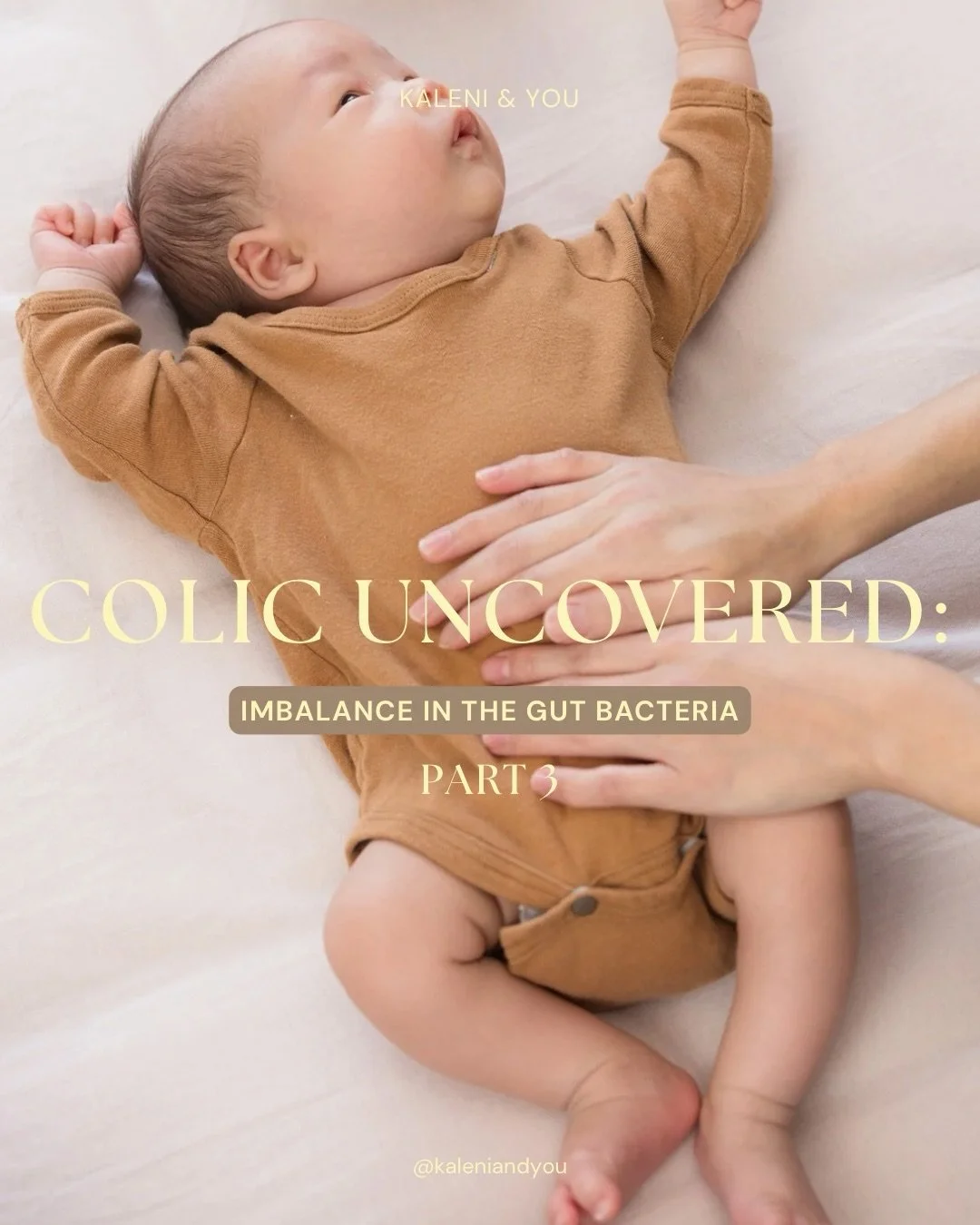 Could your baby&rsquo;s gut bacteria be playing a bigger role than you think? 👀

This one is all about what&rsquo;s happening inside, and what might actually help when nothing else seems to.

👉🏼Part 3 of our colic series 💛 Save for later.

#colic