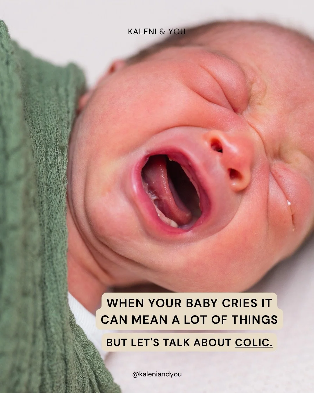 &ldquo;It&rsquo;s just colic&rdquo; is one of the most frustrating things to hear as a parent. 😩🙃

That&rsquo;s why we created this series to shed some light on what colic actually is, what might be causing it, and how you can feel more confident s