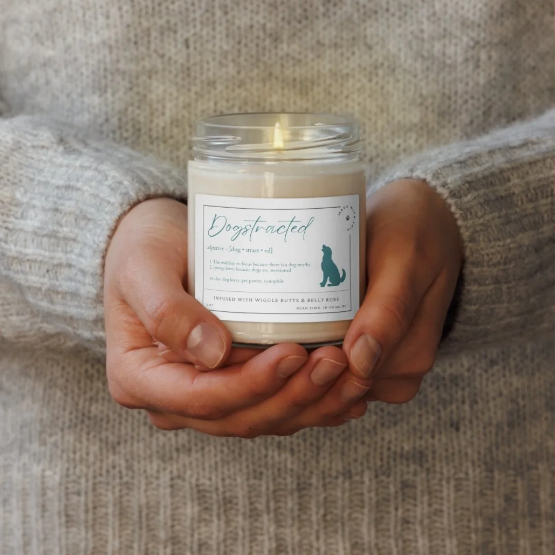 Dogstracted Definition Scented Candle
