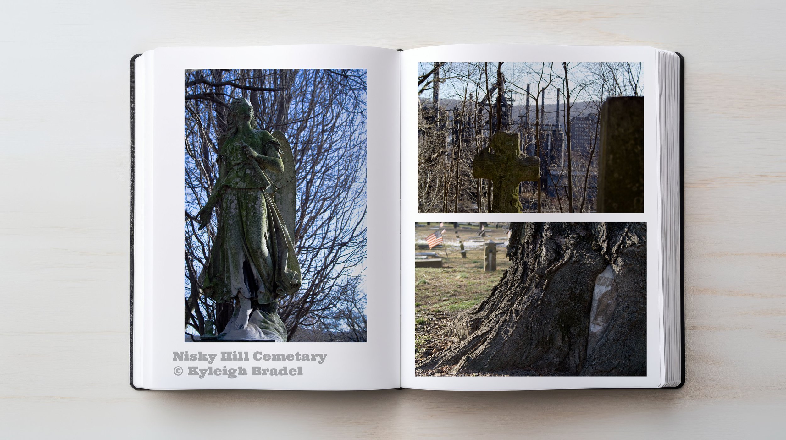 On the opposite side of the Steel Stacks from a famous photograph of Bethlehem Steel, which was taken at St. Michael's Cemetery, sits Nisky Hill Cemetery. I took photos of the cemetery that rests many heads of industry. I captured some of the little