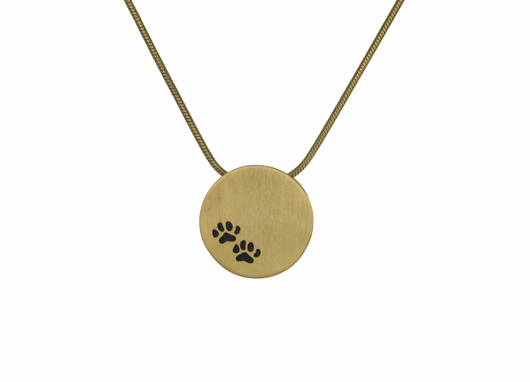 Bronze Circular Necklace (Stainless steel) 19in chain