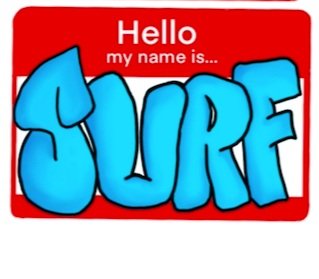 Surf Sticker