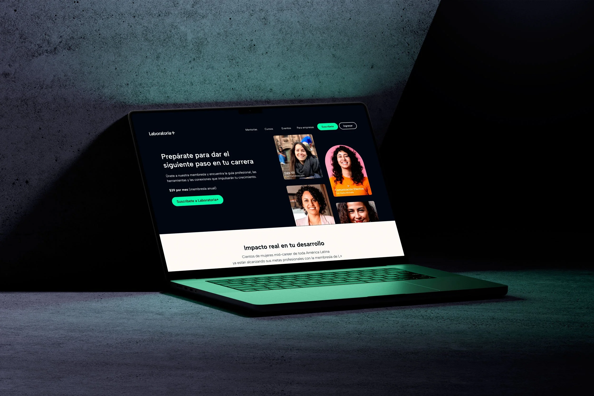 UX/UI for an EdTech focused on female leadership