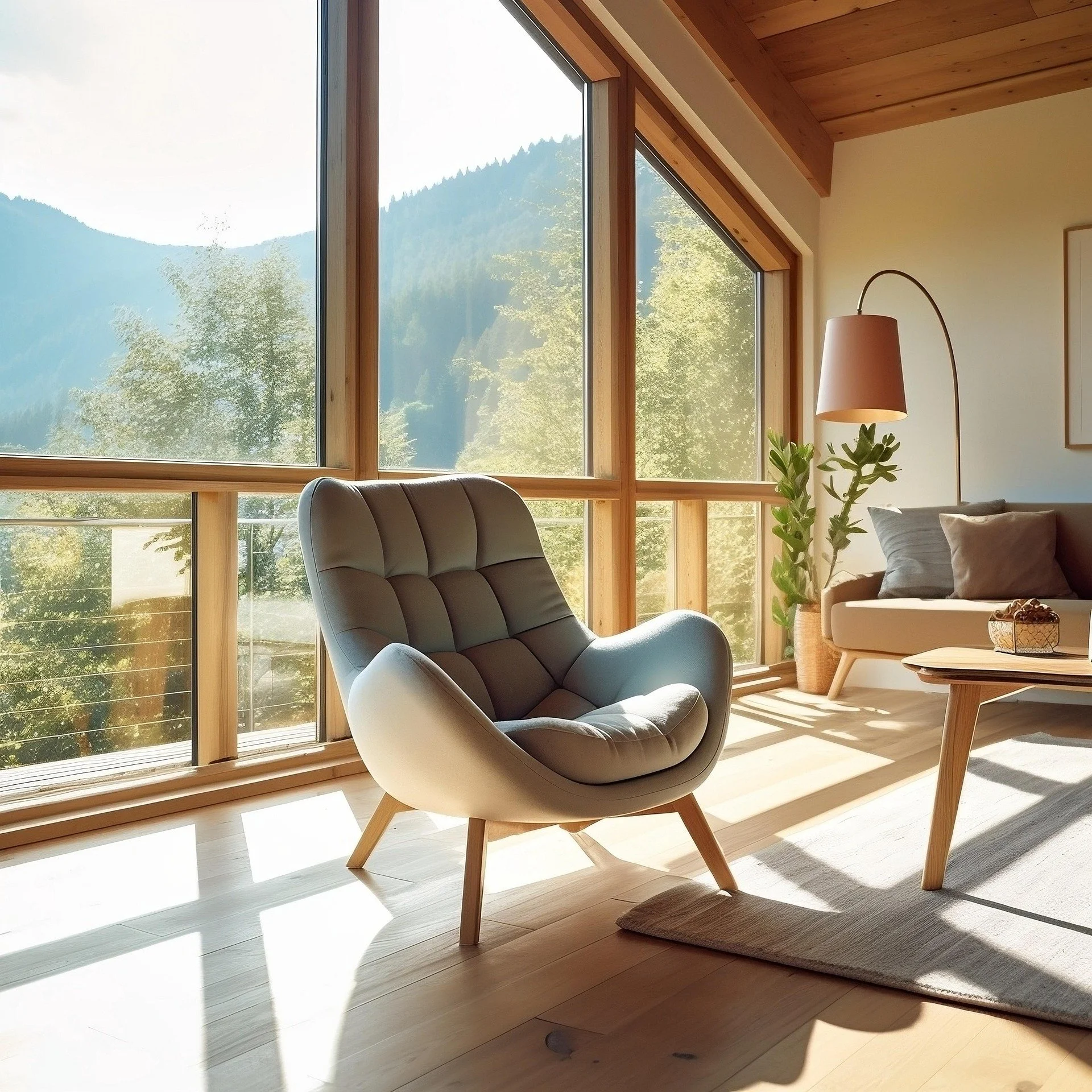 the najmahal office sunshine chair trees