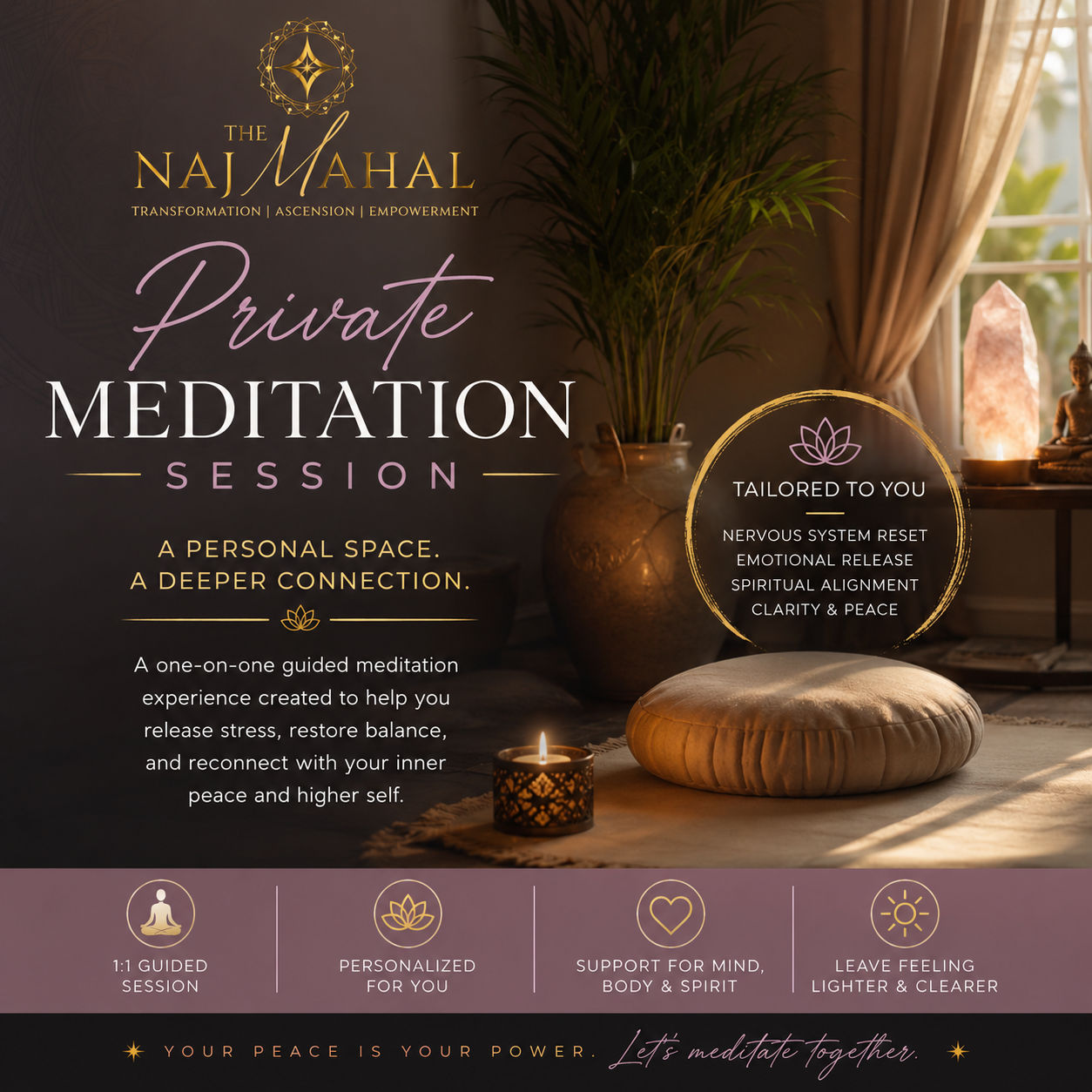 private meditation session