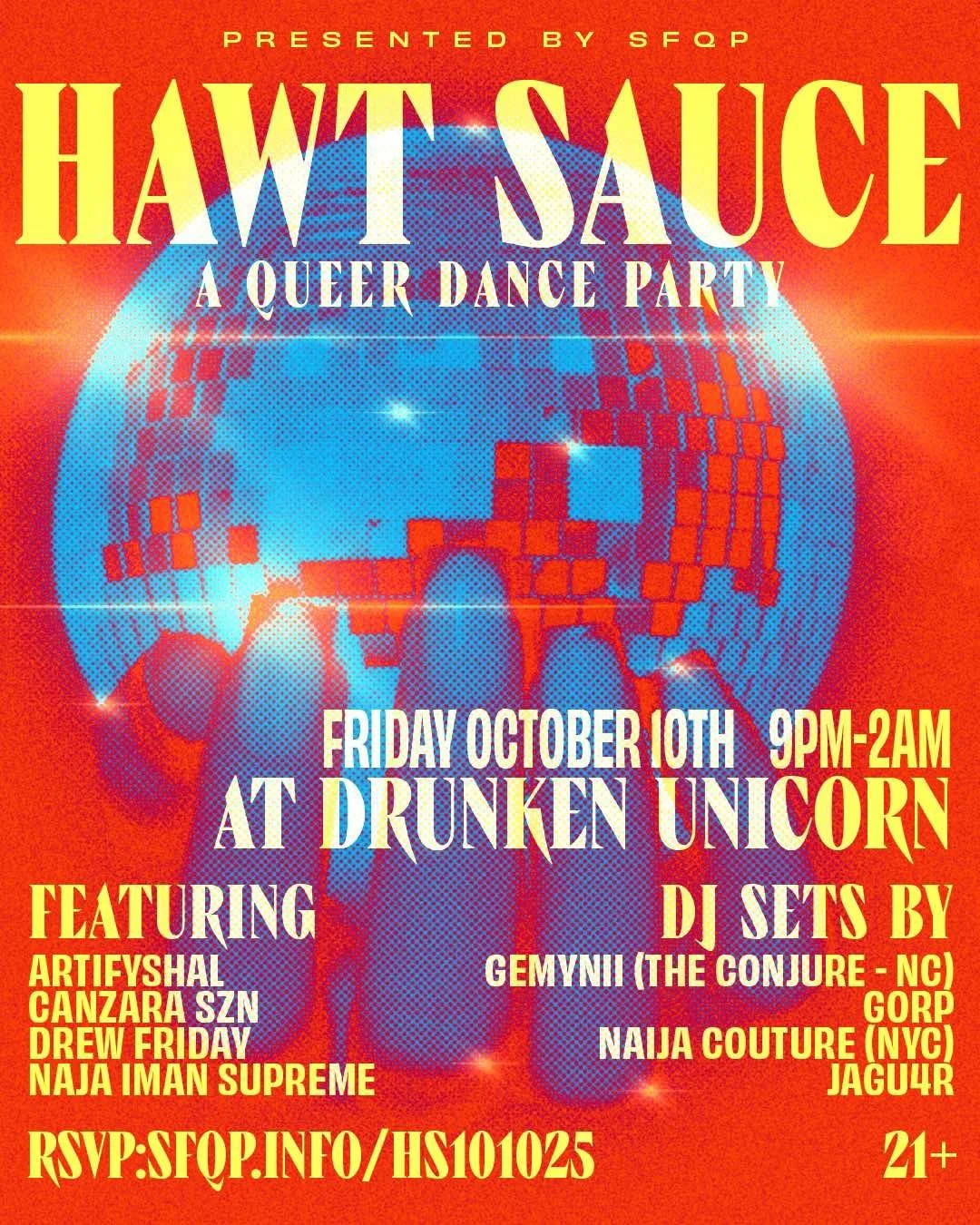 HAWT SAUCE! A Queer Dance Party