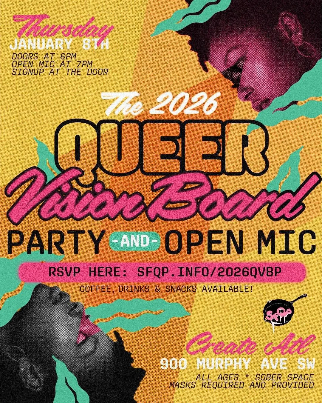 2026: A Queer Vision Board Party & Open Mic