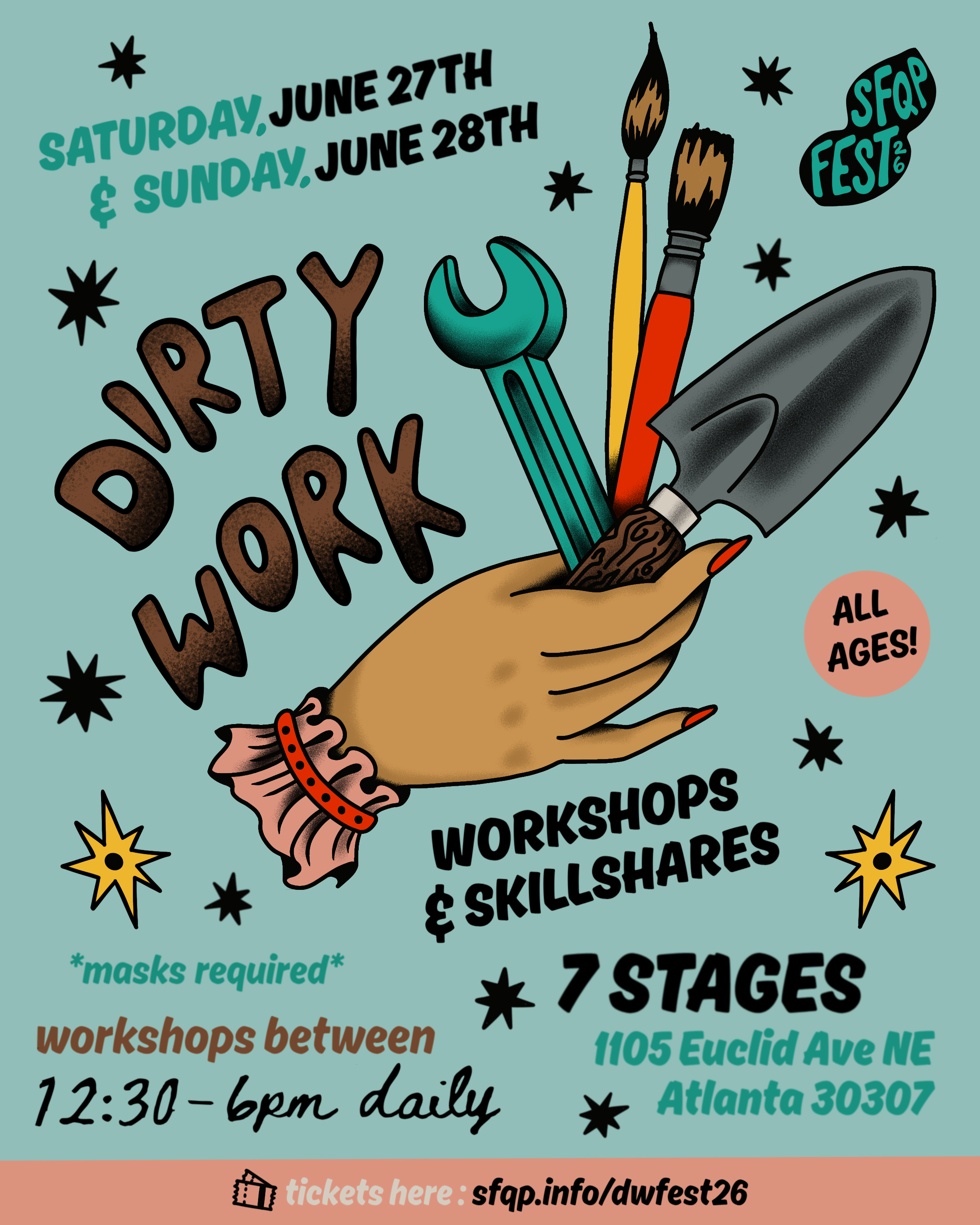 DIRTY WORK: Workshops & Skillshares