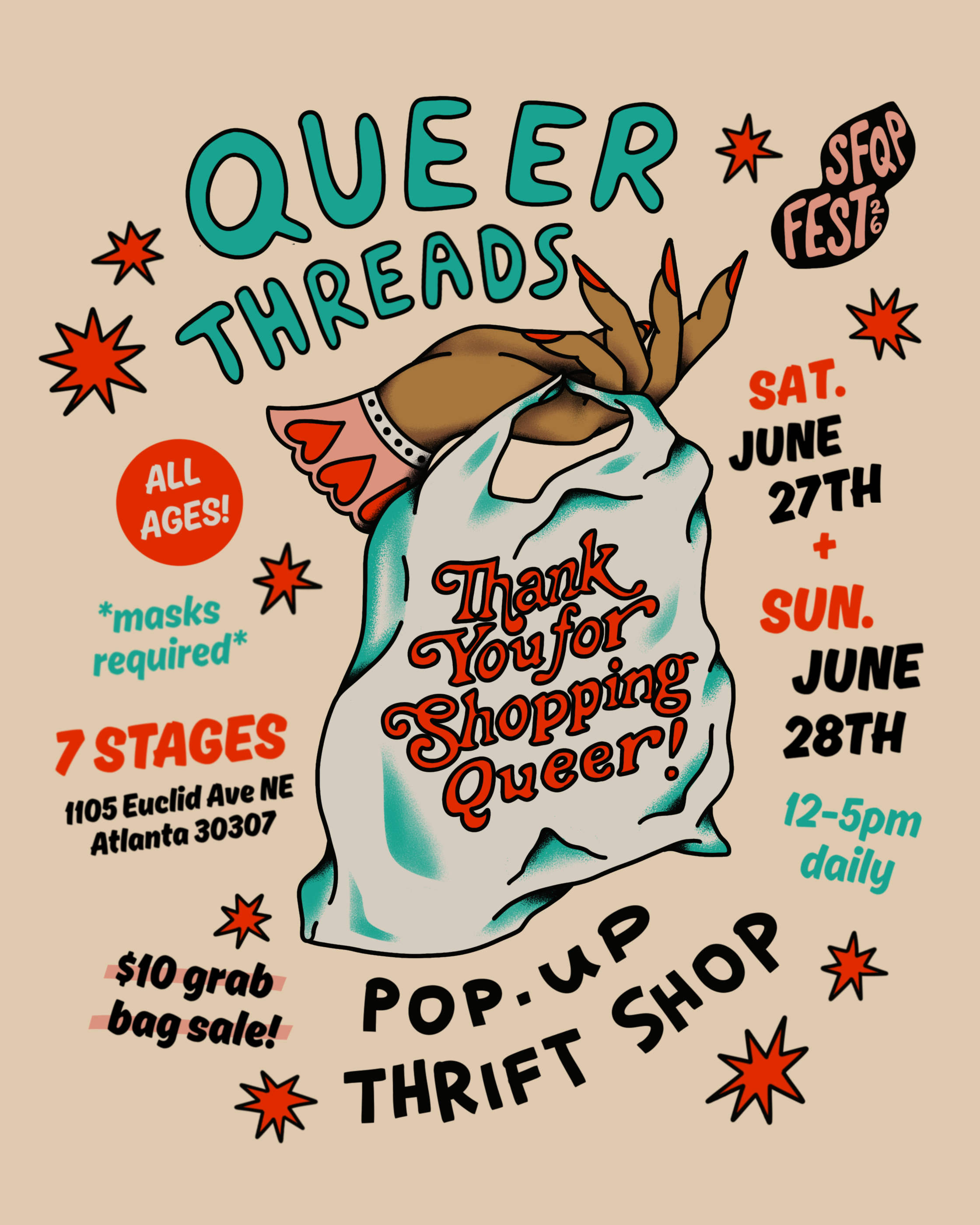 QUEER THREADS! A Pop-Up Thrift Shop