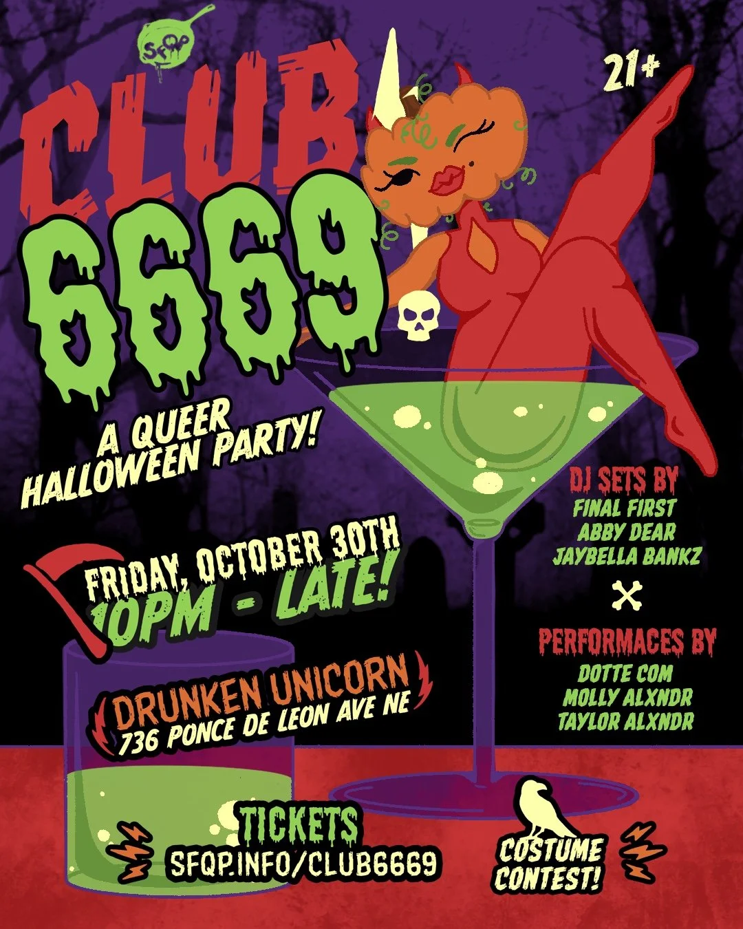 CLUB 6669! A Queer Halloween Dance Party