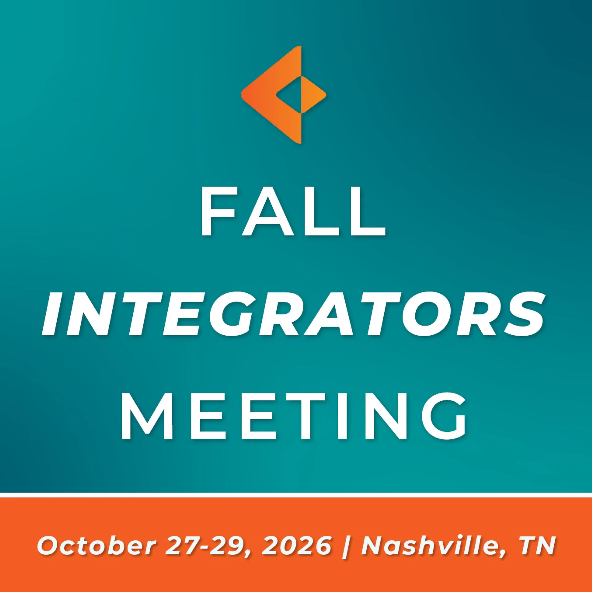 2026 Fall Integrators Meeting