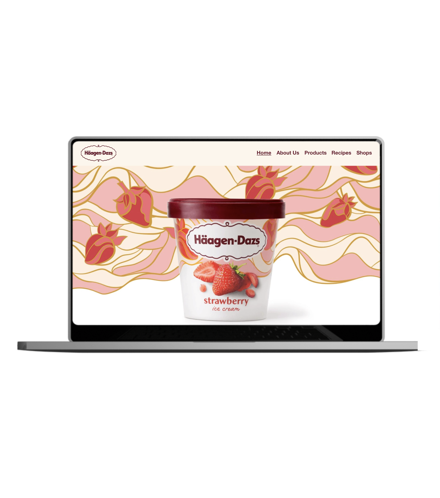 Landing Page Design: Häagen-Dazs