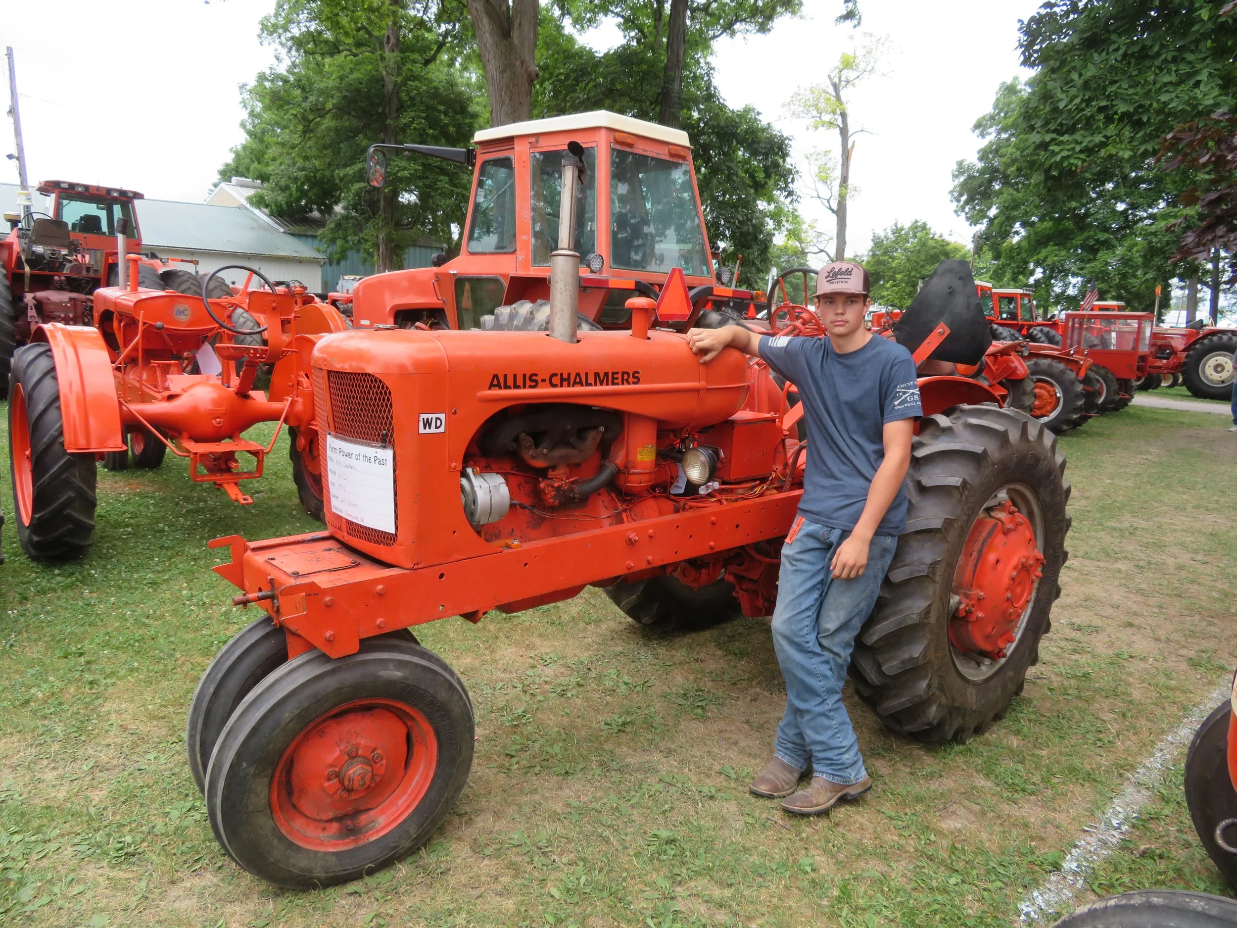 1952 WD owned by Jeff Enick (3rd generation owner).