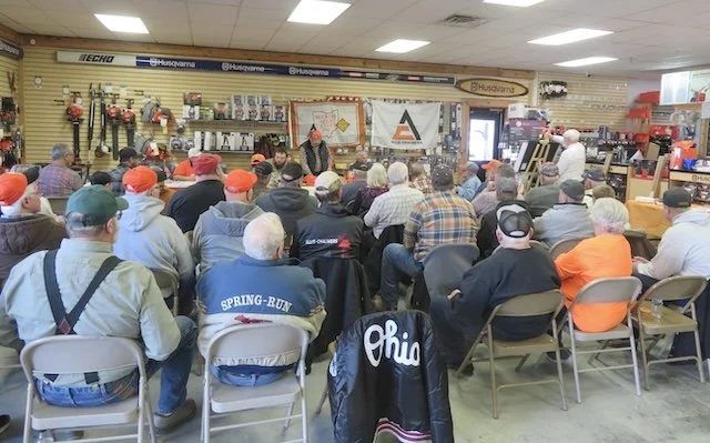 Large Attendance at the Mtg.