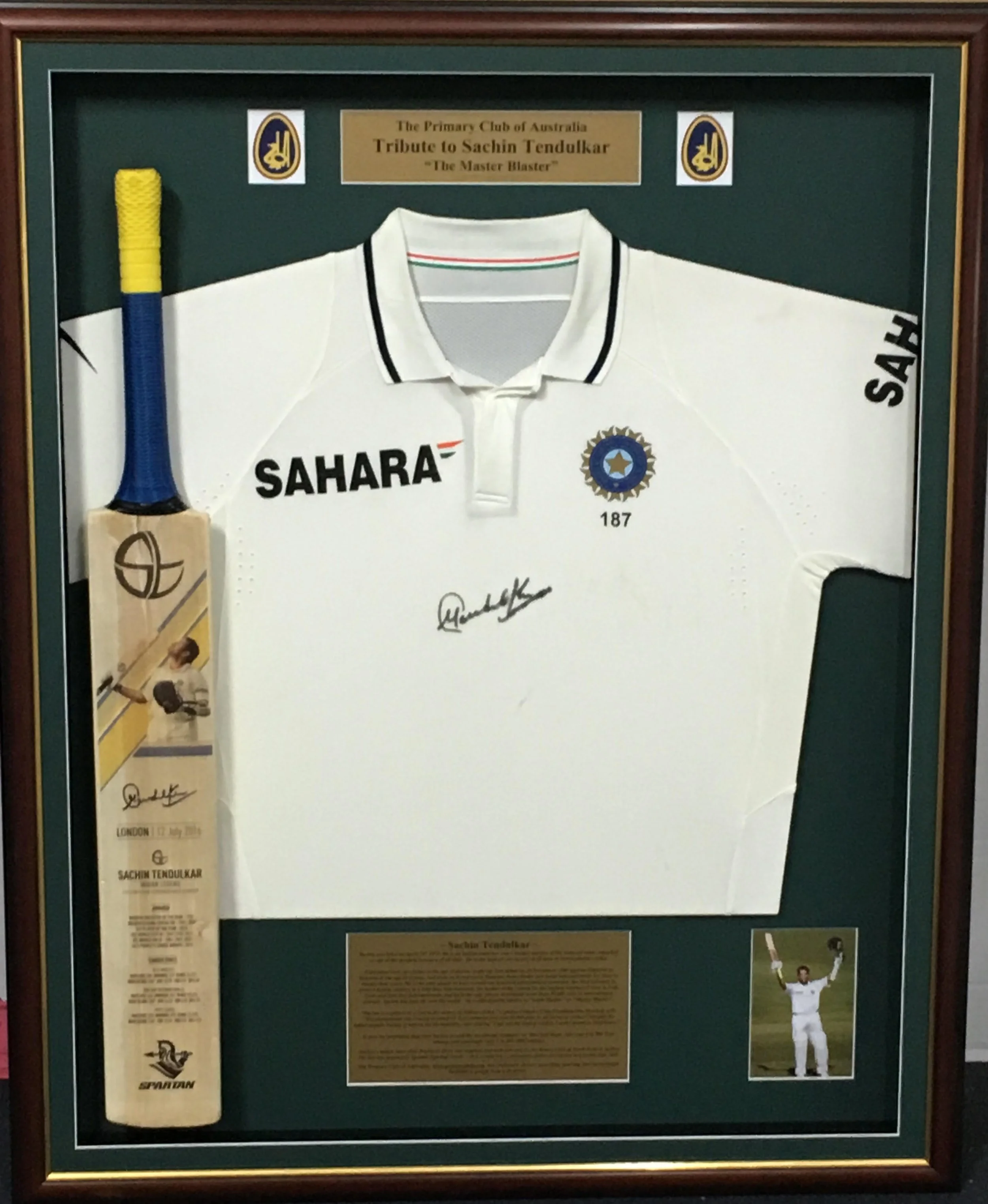Cricket bat & shirt - Style 5