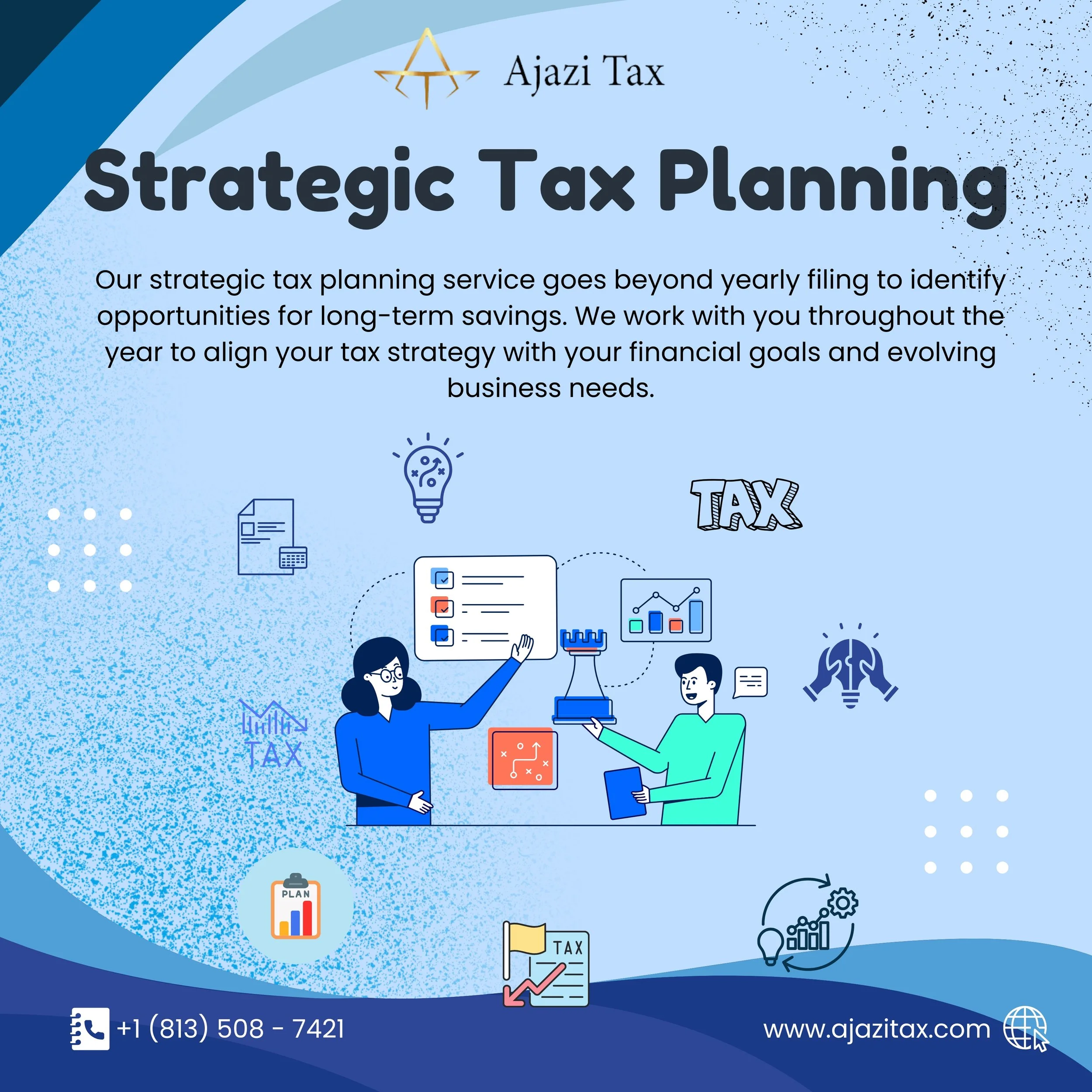 Strategic Tax Planning Offered By Ajazi Tax One Of The Best Tax Firm In Clearwater, Florida