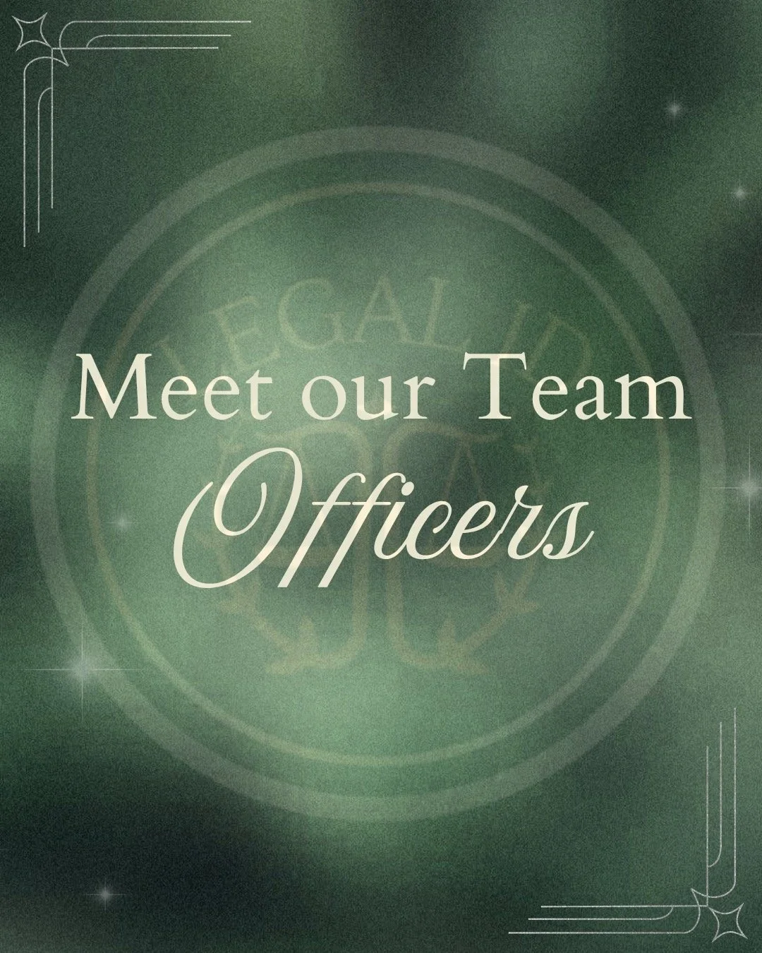 Meet our 2026 Officers! 🤩

None of what we do would be possible without our incredible officers, who help bring Legal ID's mission to life. 💛

From developing educational content and publications to organising events and engaging with our community