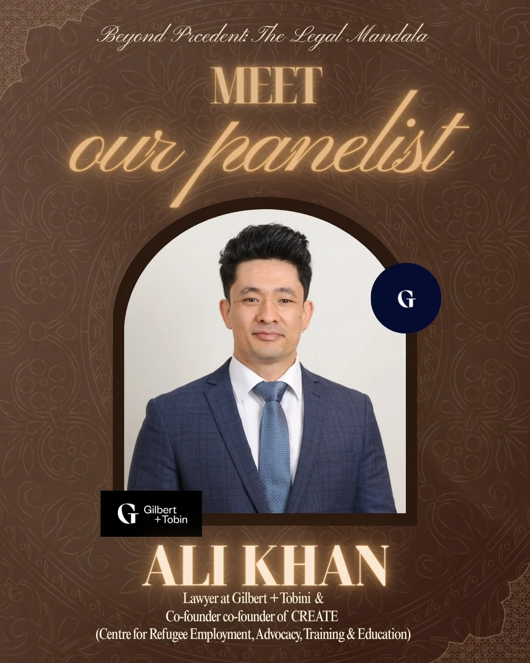 Meet Our Panellist: Ali Khan

Ali Khan is a corporate lawyer at Gilbert + Tobin, specialising in mergers and acquisitions, and a passionate advocate for refugee inclusion, opportunity and belonging.

Born in Afghanistan into the persecuted Hazara com