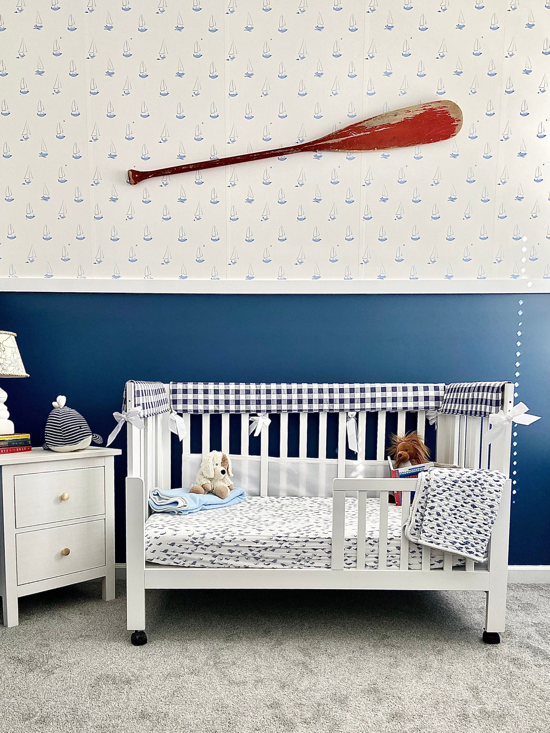 Happy customer photo of their Pre-Pasted Sailor Pup Wallpaper