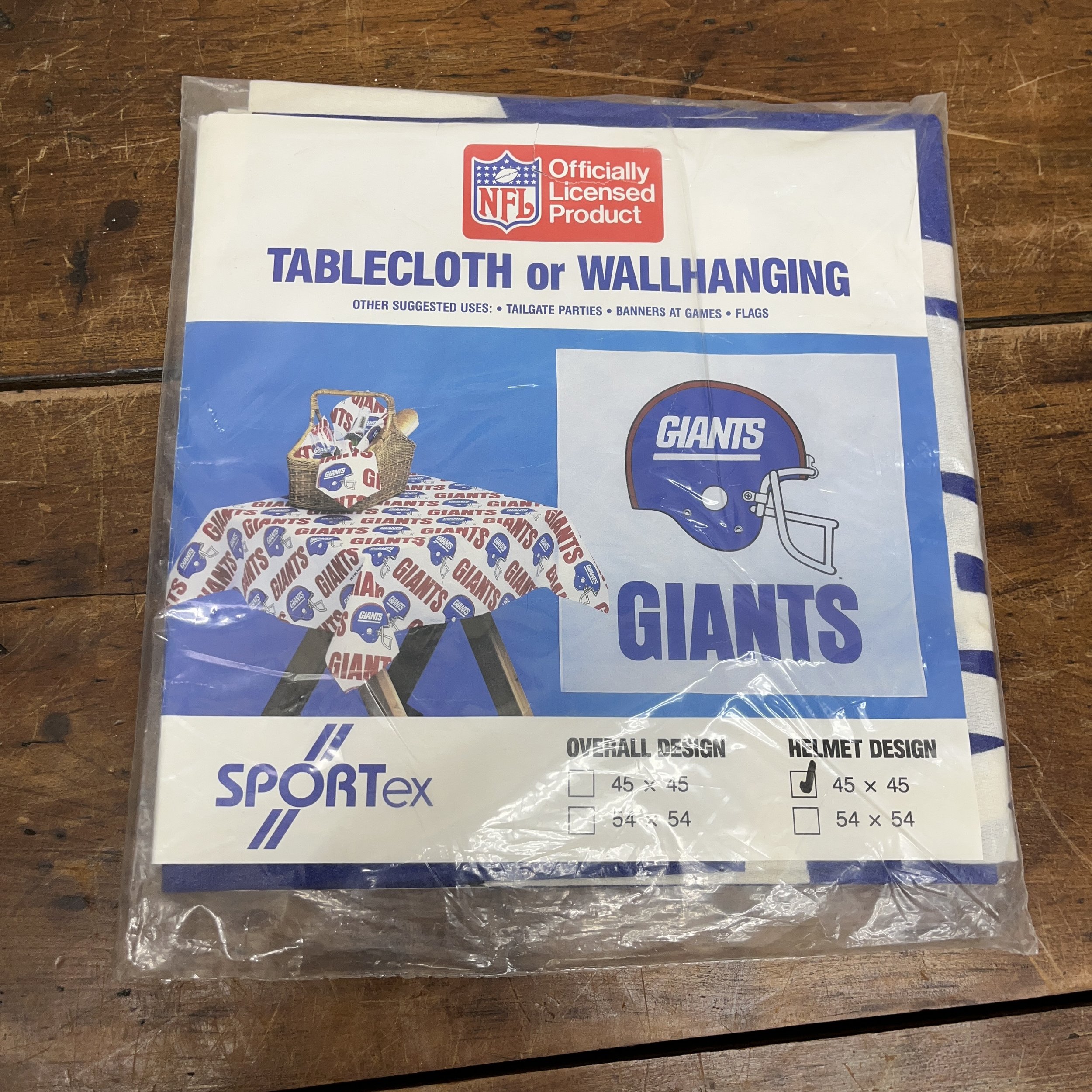 Vtg Giants Tablecloth - $10