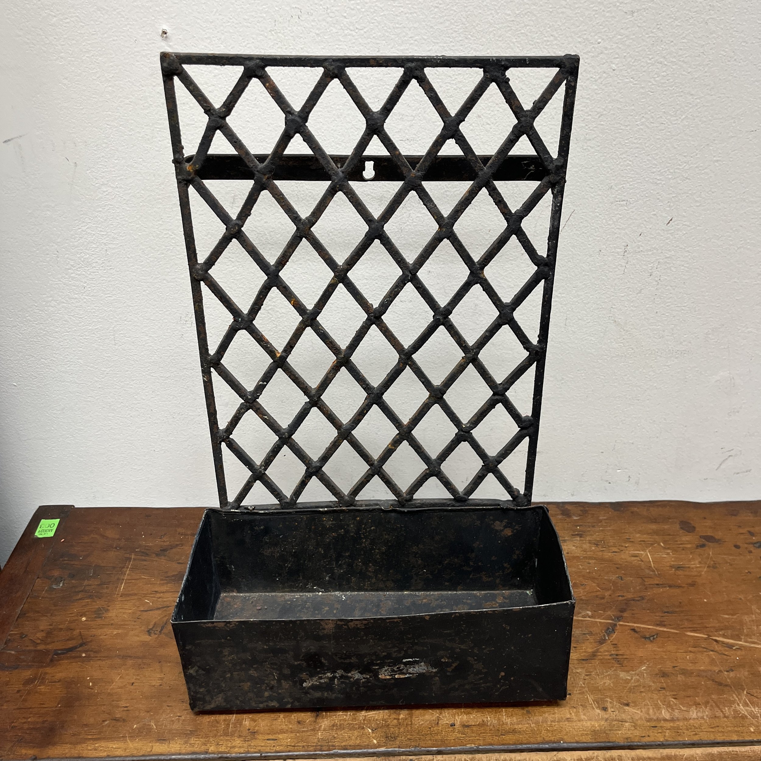 Gothic Cast Iron Plant Holder - $8