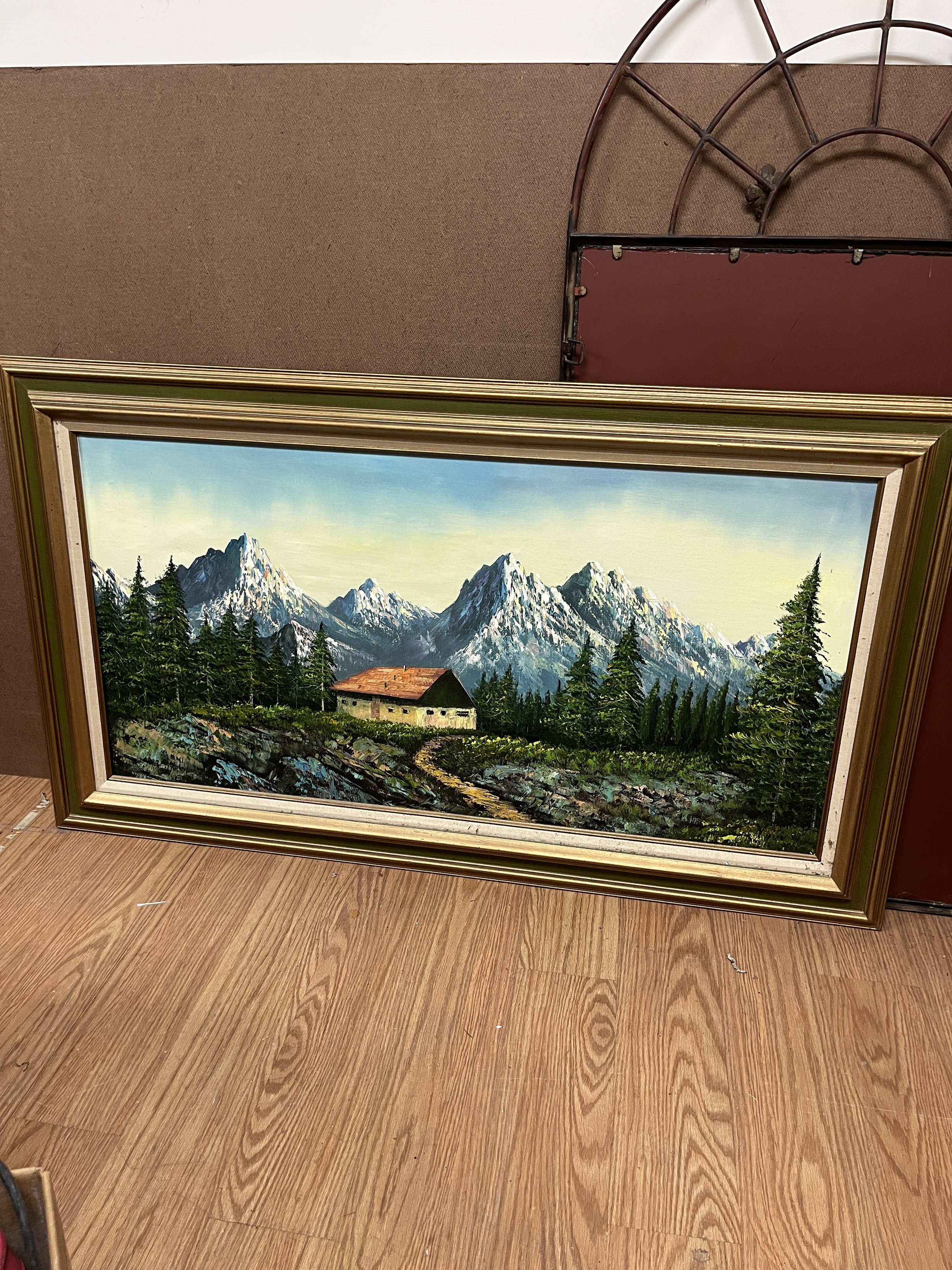 Alps Framed Painting - $50