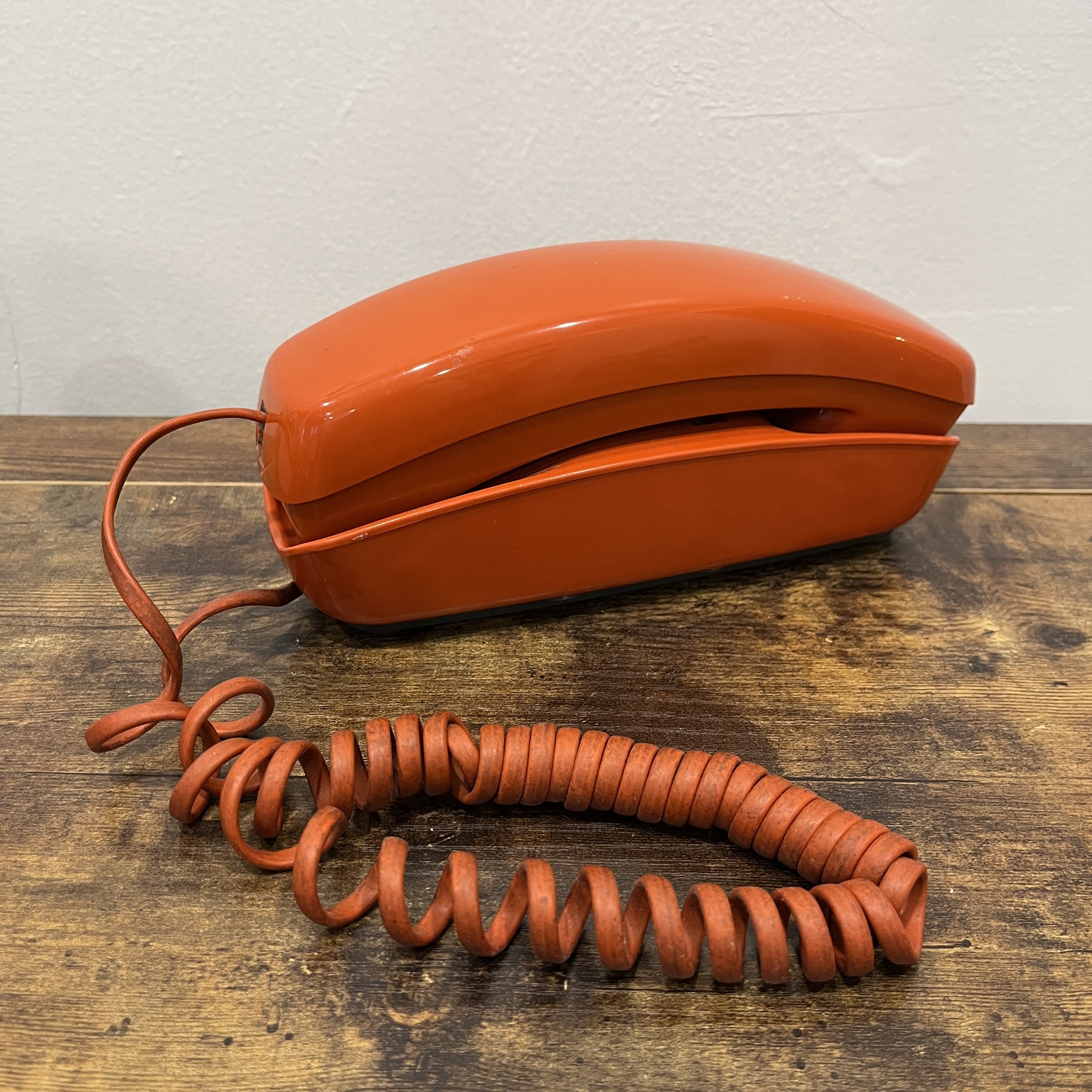 Vtg Orange Phone - $15