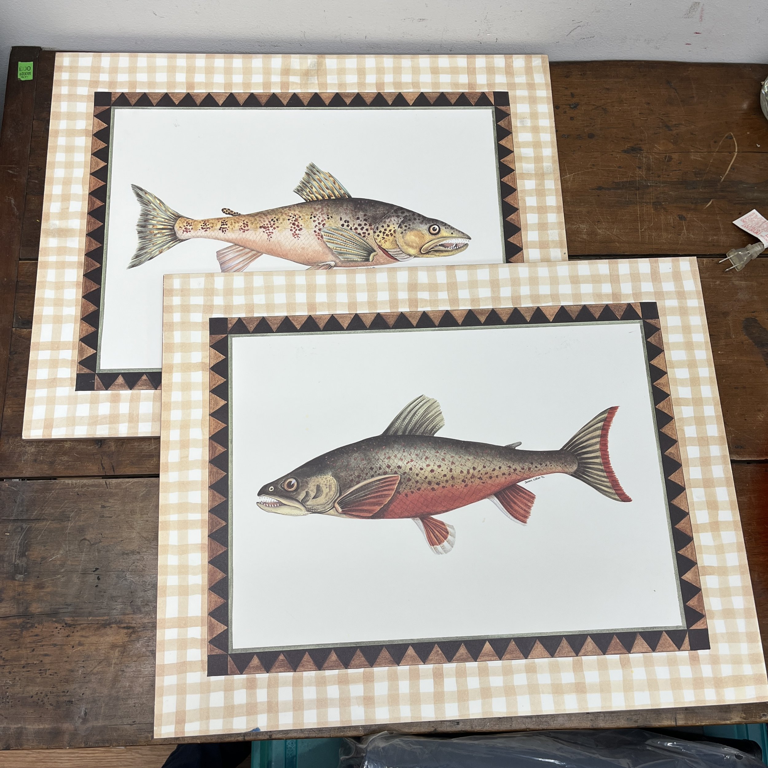 Susan Welsh Fish Decor - $20